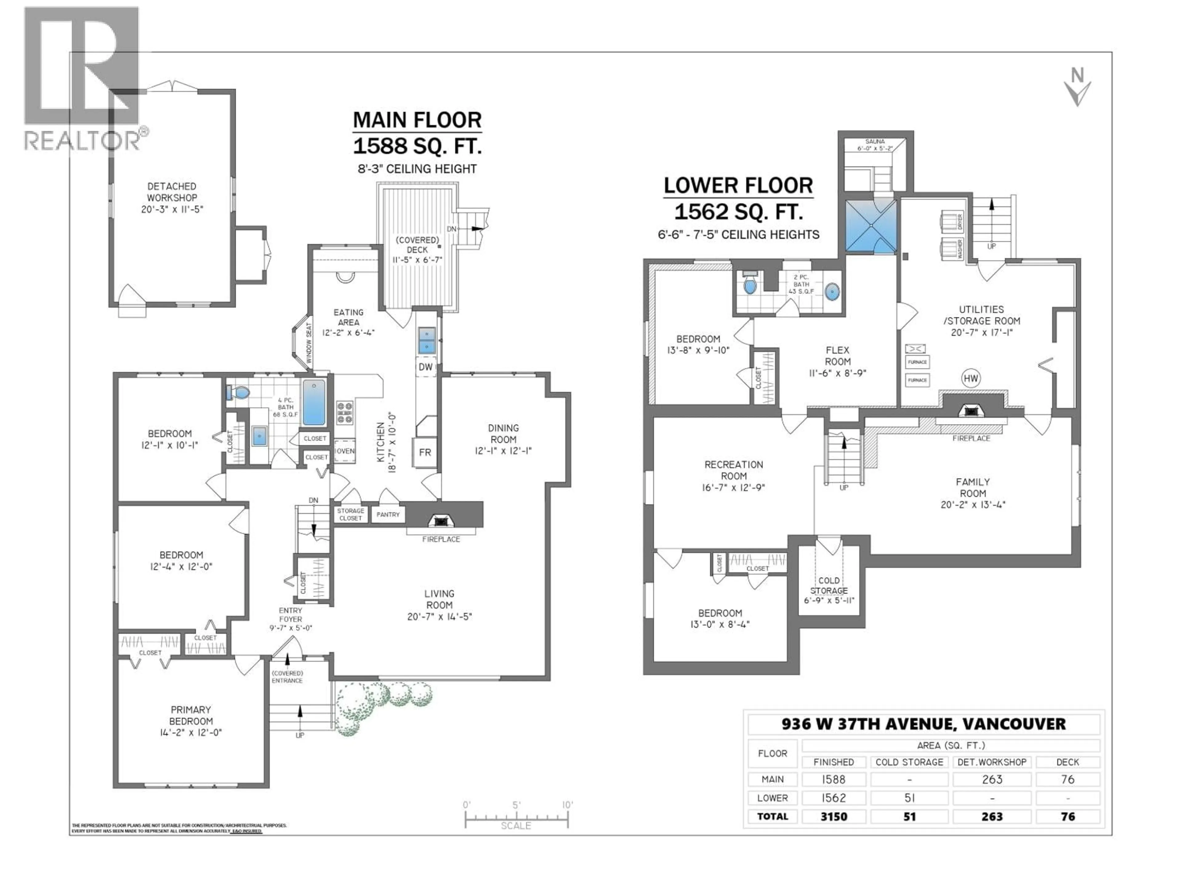 Floor plan for 936 37TH AVENUE, Vancouver British Columbia V5Z2L5