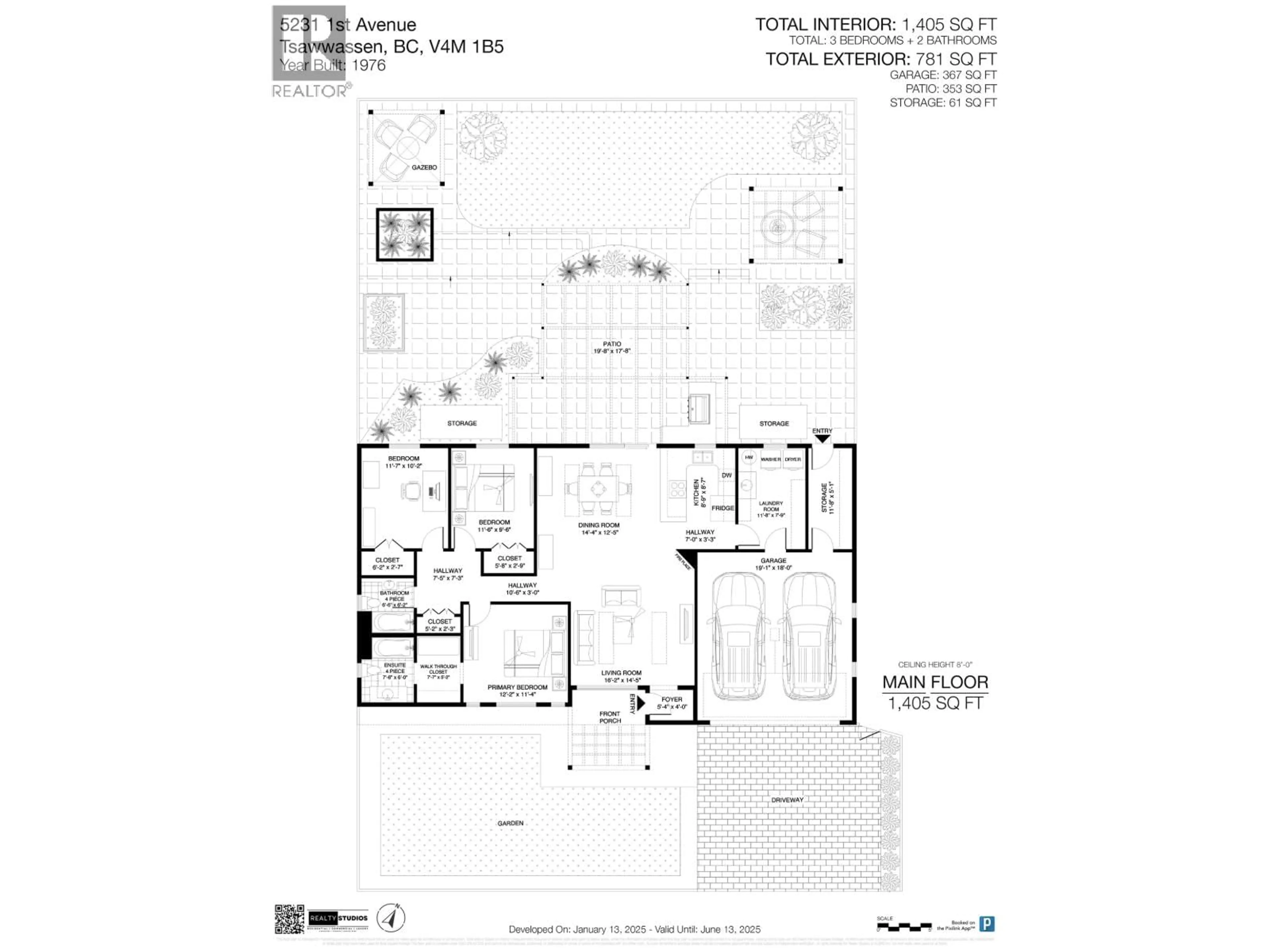 Floor plan for 5231 1 AVENUE, Delta British Columbia V4M1B4
