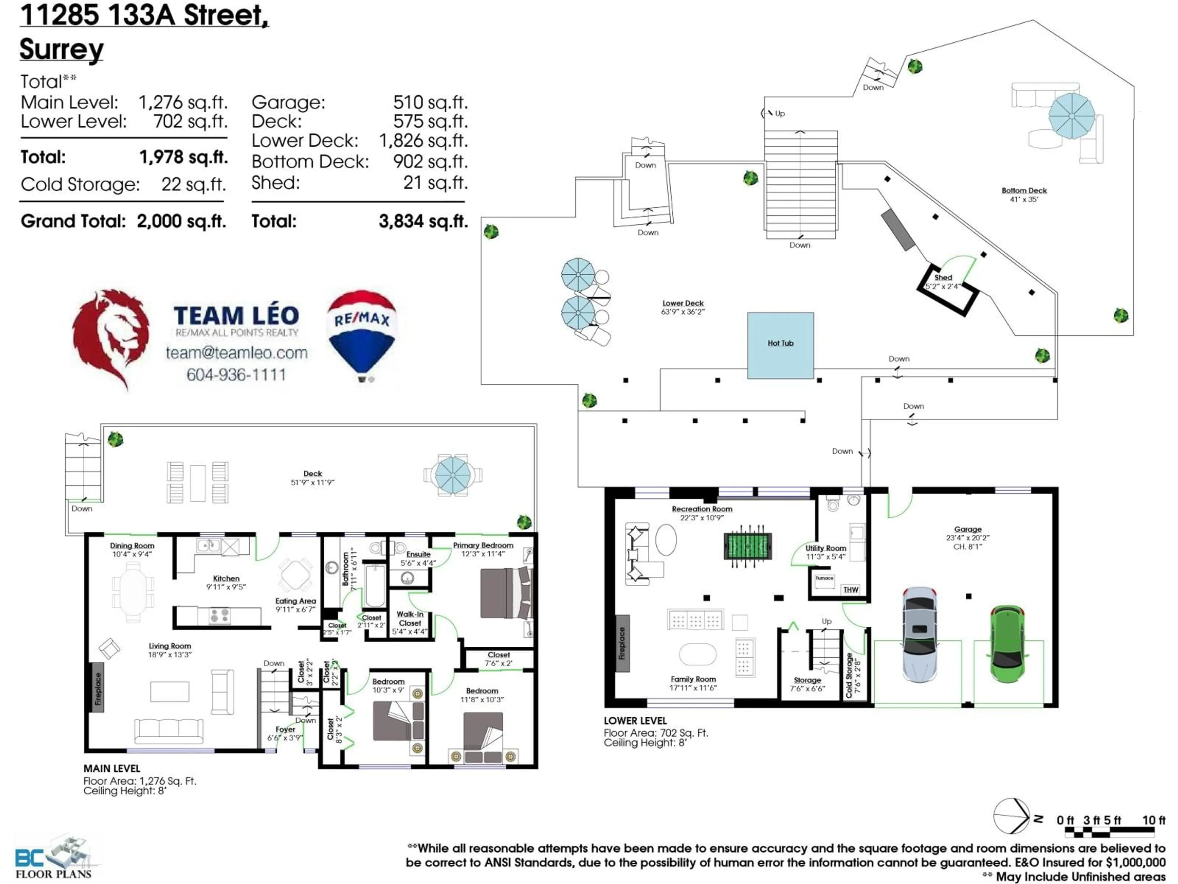 Floor plan for 11285 133A STREET, Surrey British Columbia V3R2Y8