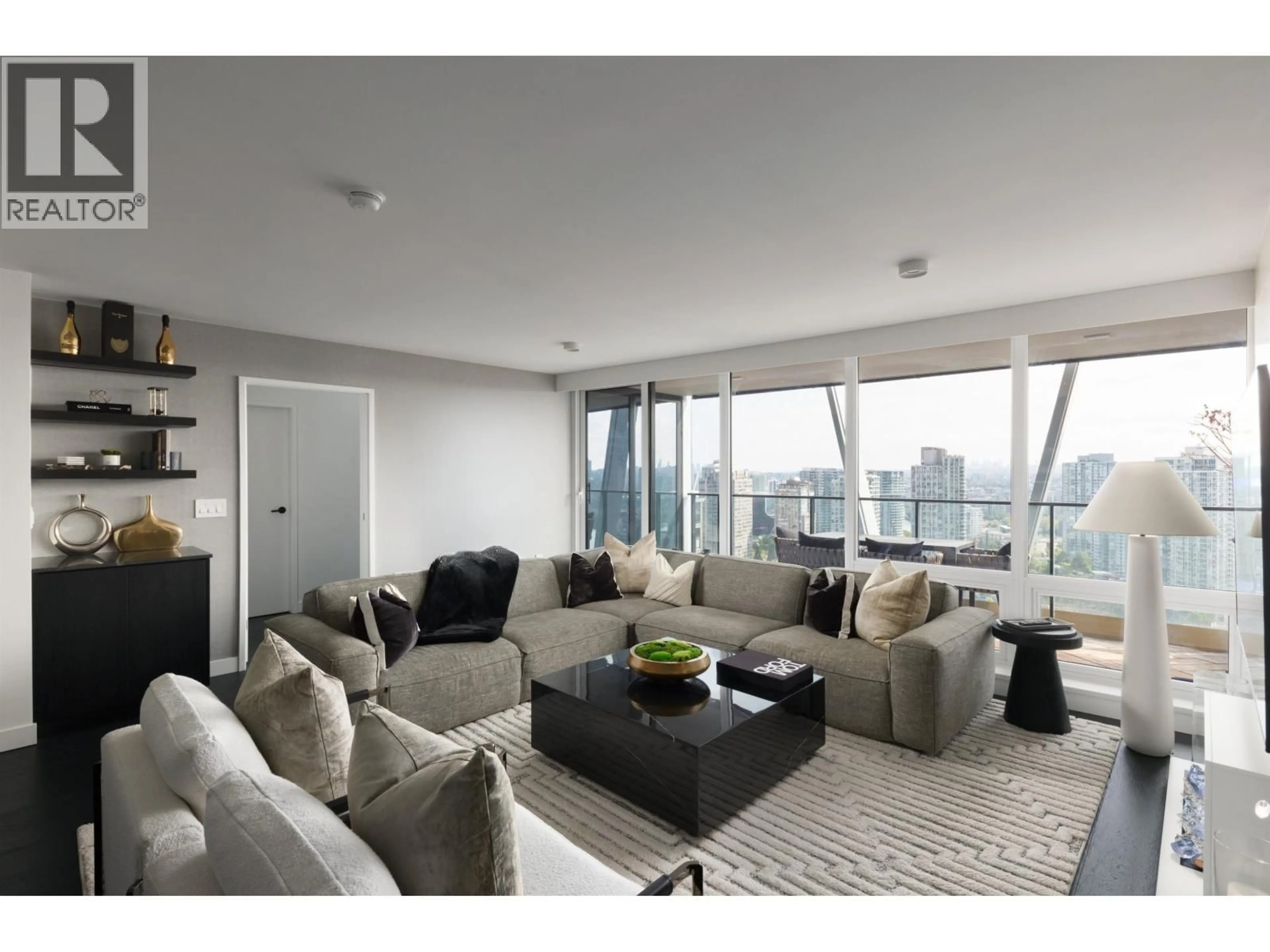 Living room with furniture, unknown for 2504 - 1111 RICHARDS STREET, Vancouver British Columbia V6B0S3