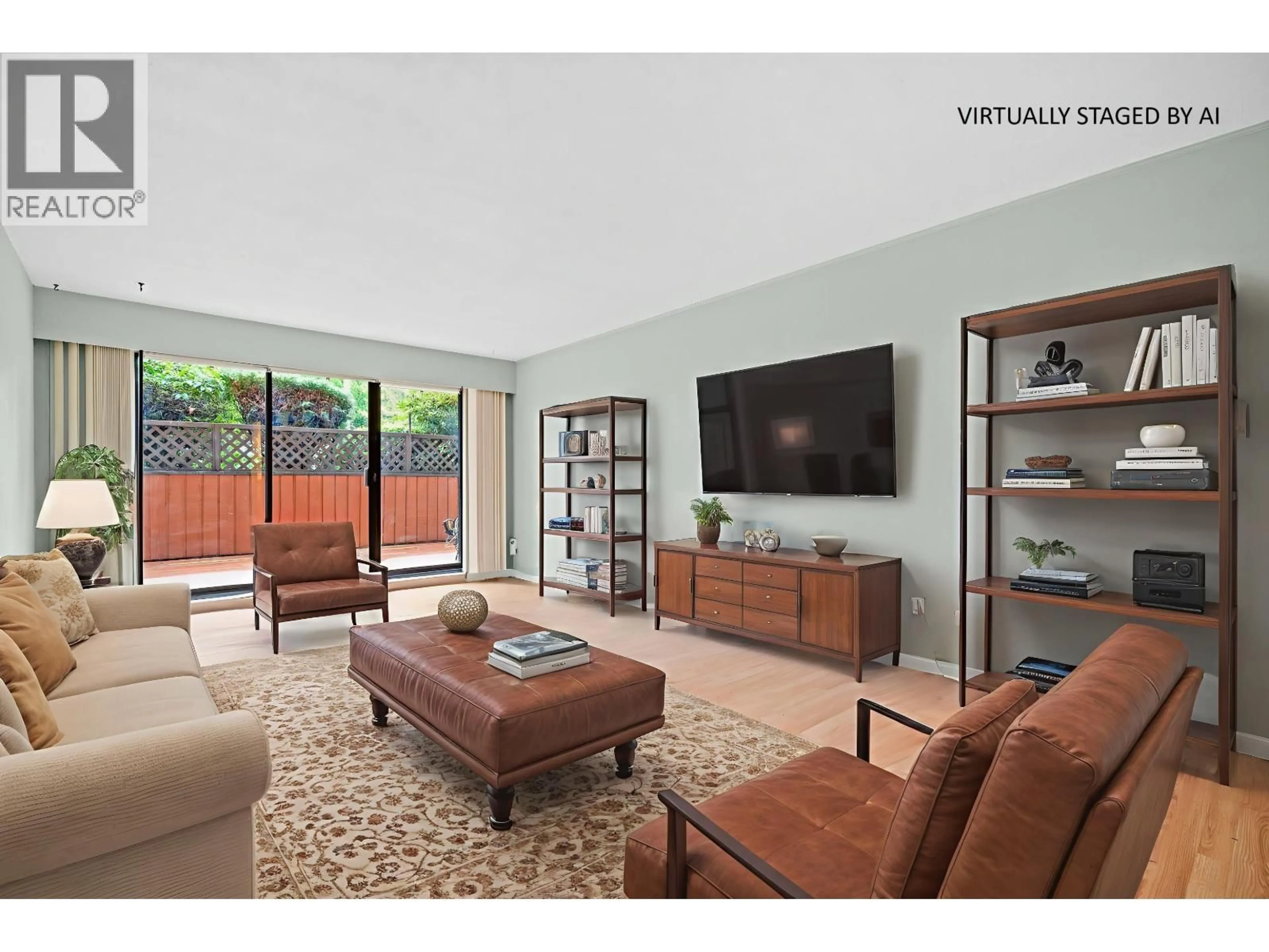 Living room with furniture, unknown for 202 - 410 AGNES STREET, New Westminster British Columbia V3L1G1