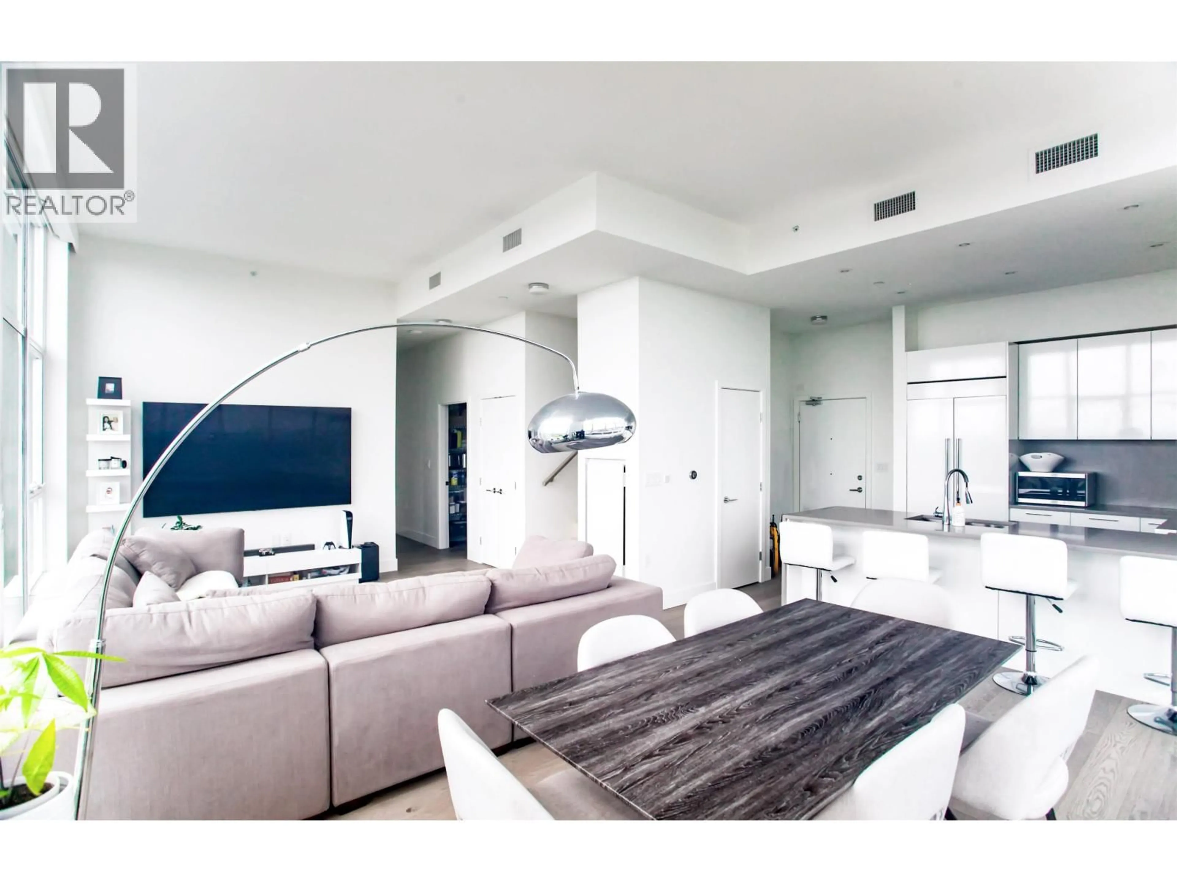 Living room with furniture, unknown for 1602 - 3581 KENT AVENUE NORTH, Vancouver British Columbia V5S0H6