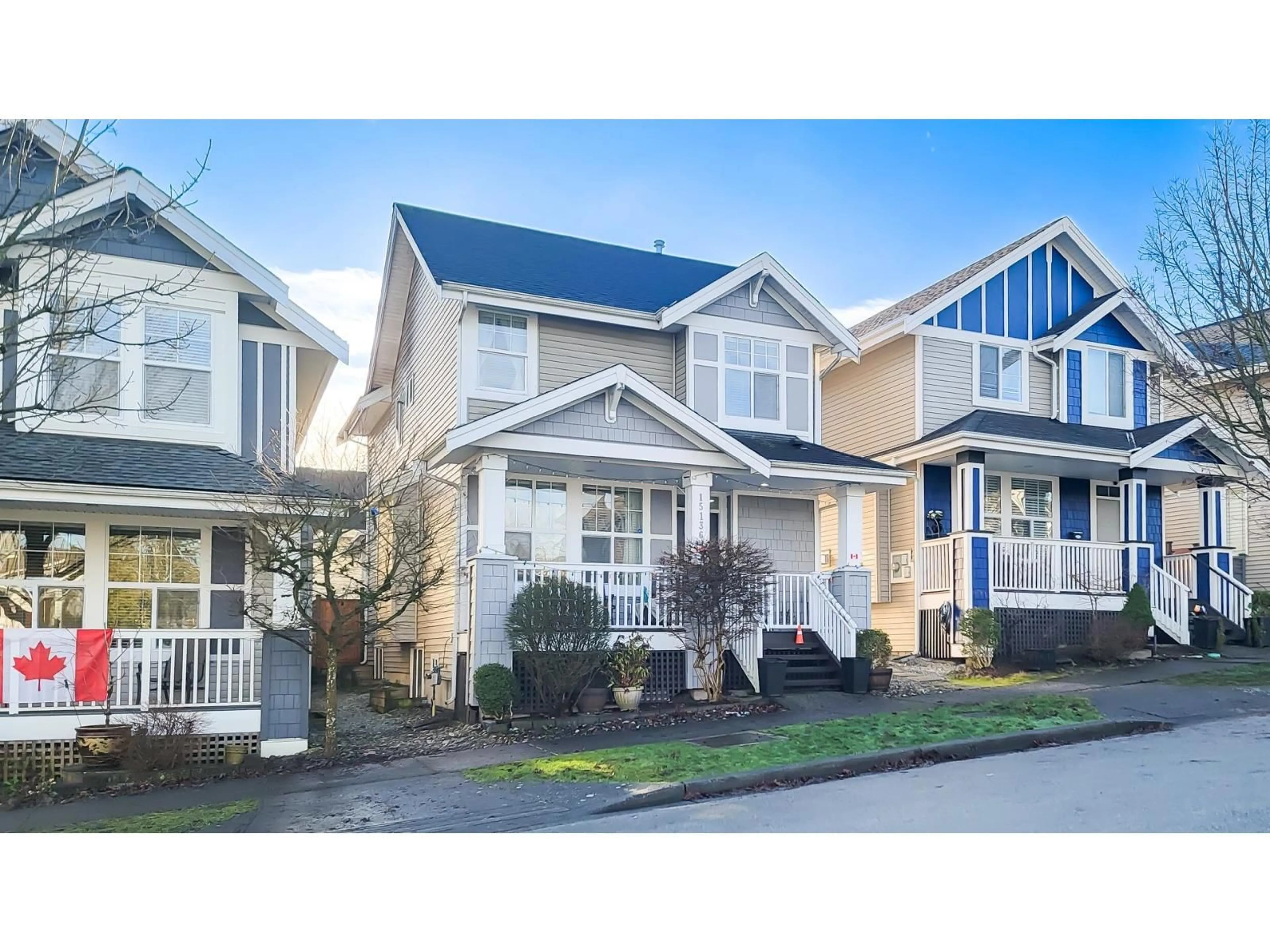 Home with vinyl exterior material, street for 15136 61A AVENUE, Surrey British Columbia V3S5J7