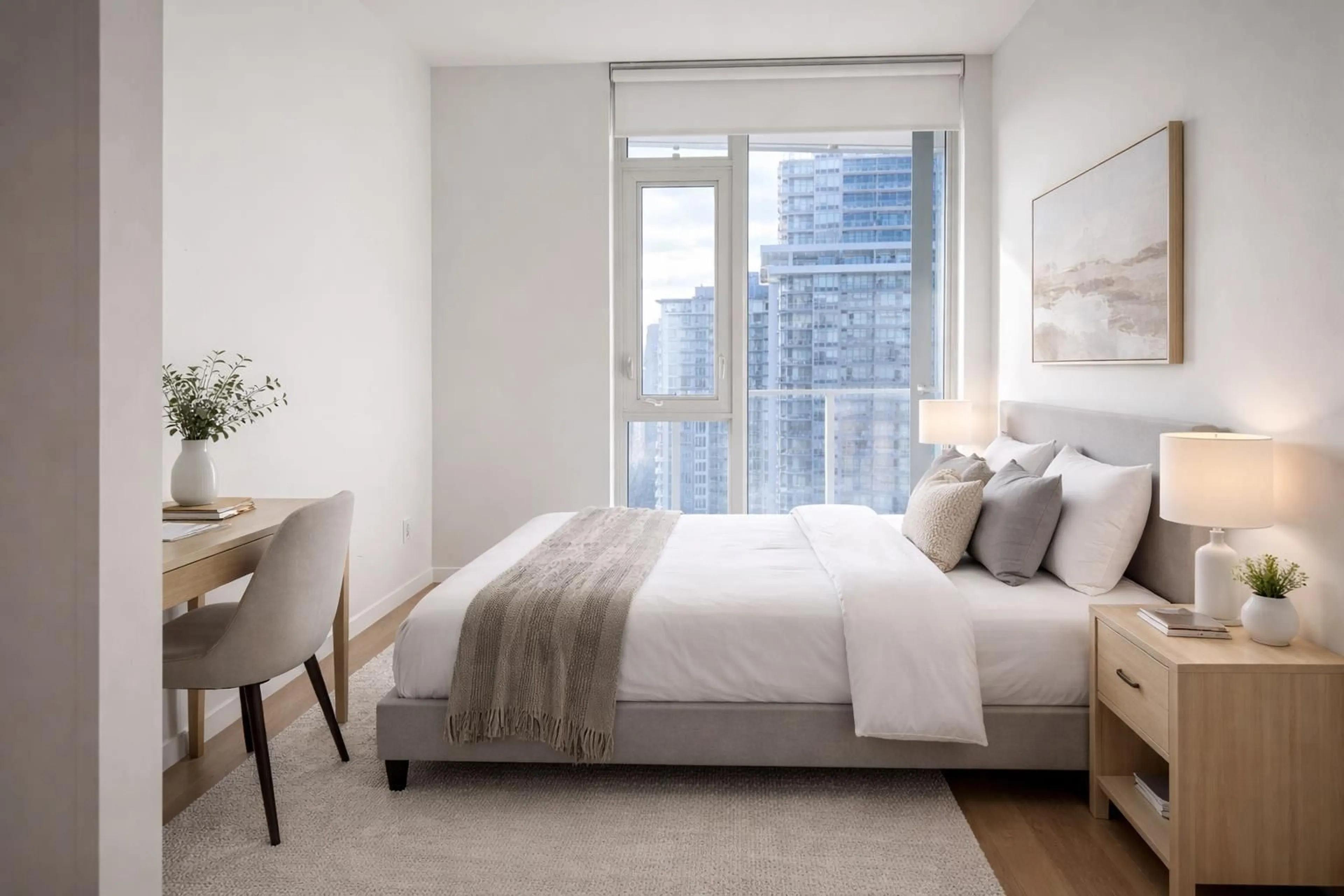 Bedroom with bed, unknown for 3203 - 13438 CENTRAL AVENUE, Surrey British Columbia V3T0N2