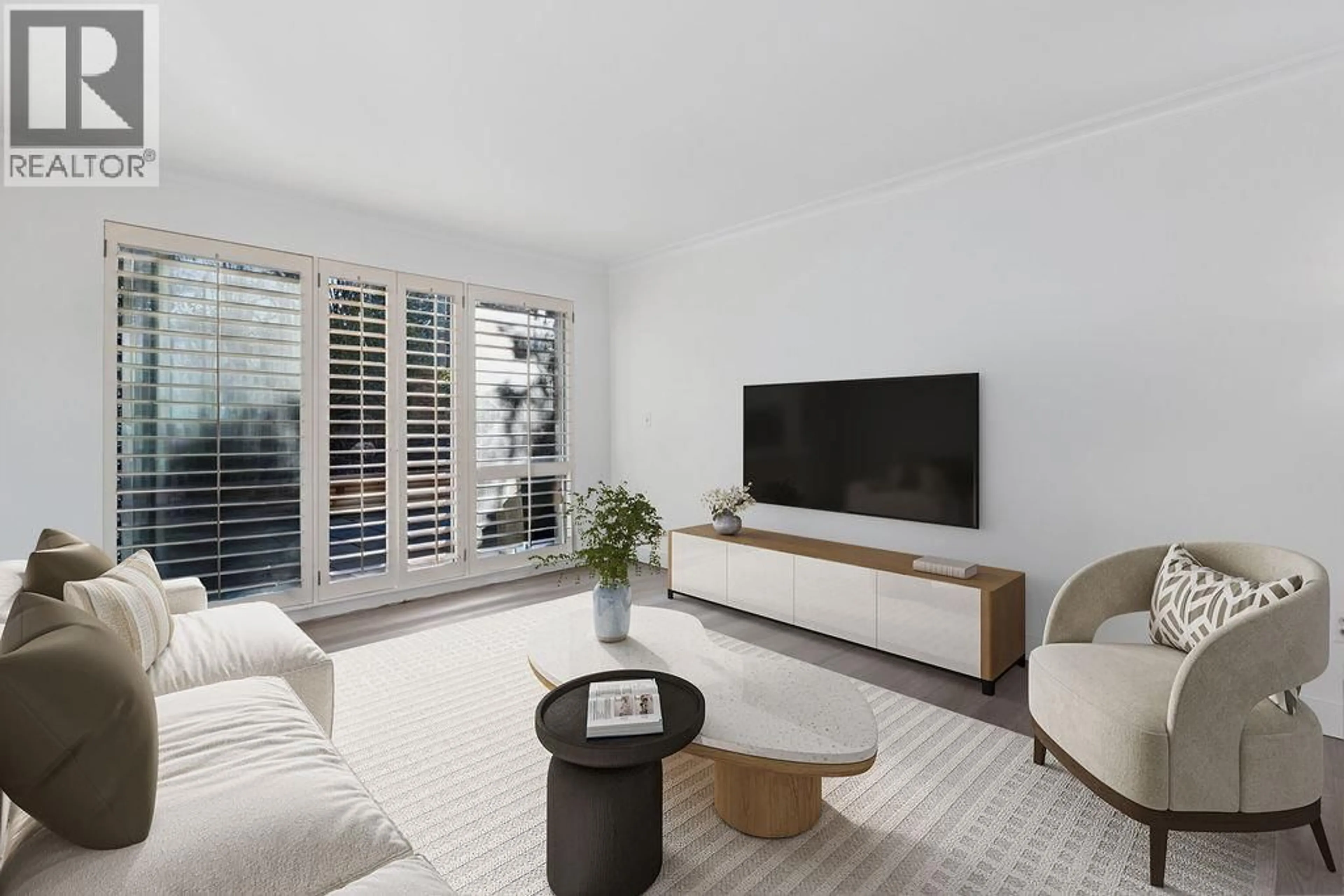 Living room with furniture, unknown for 105 - 3875 4TH AVENUE, Vancouver British Columbia V6R4H8