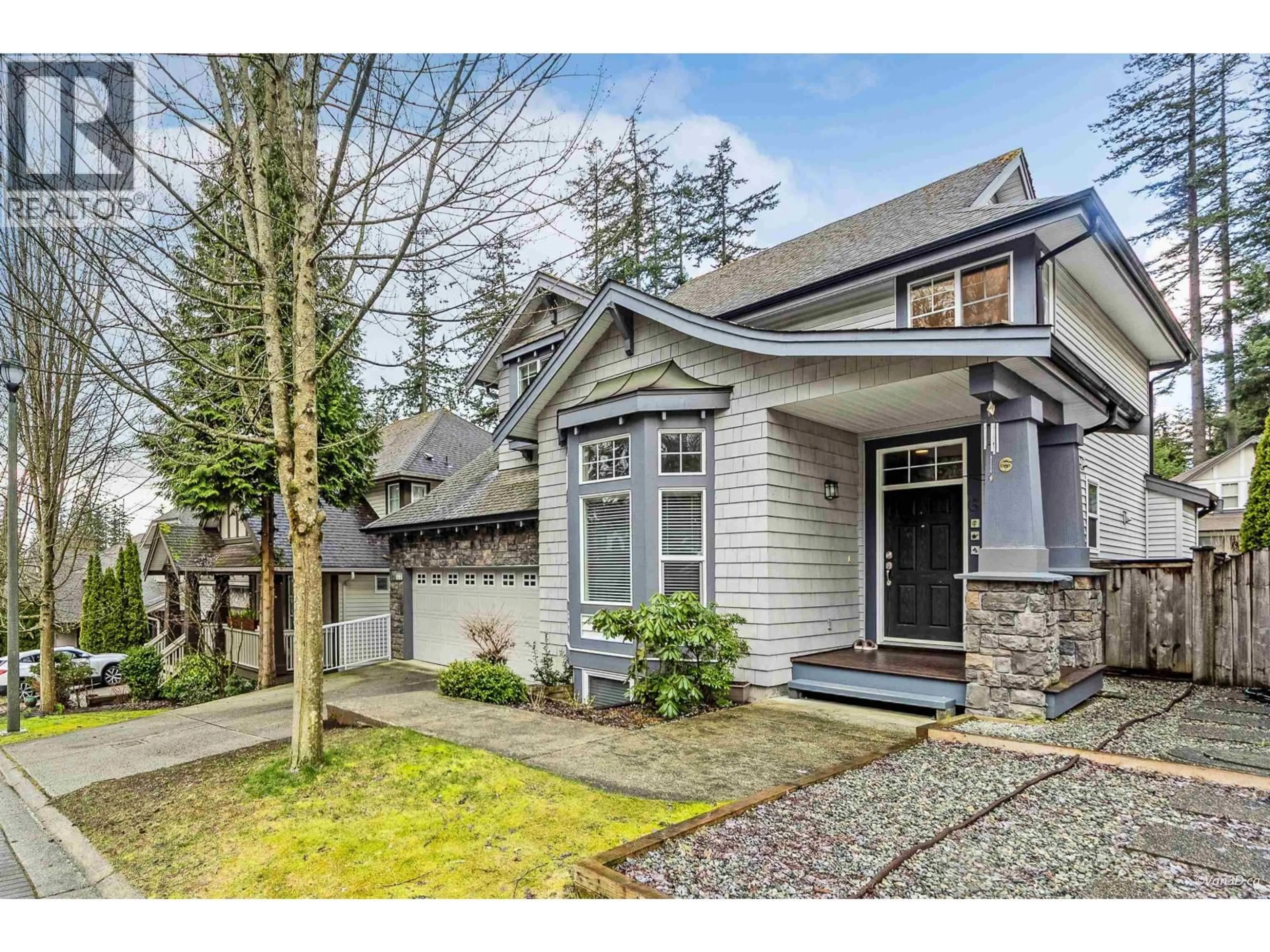 Home with vinyl exterior material, street for 6 ALDER DRIVE, Port Moody British Columbia V3H5M3