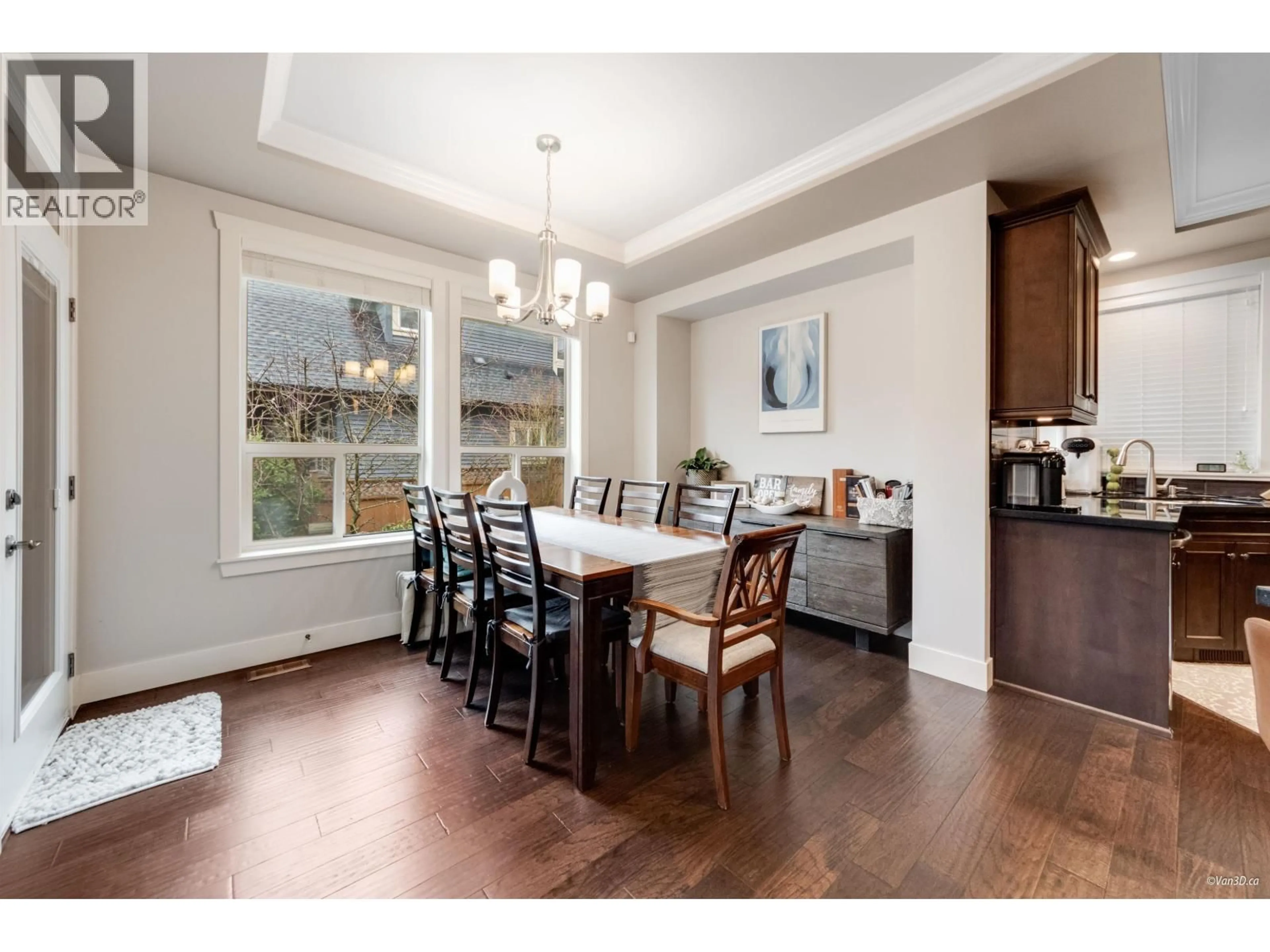 Dining room, wood/laminate floor for 3401 HORIZON DRIVE, Coquitlam British Columbia V3E0E4