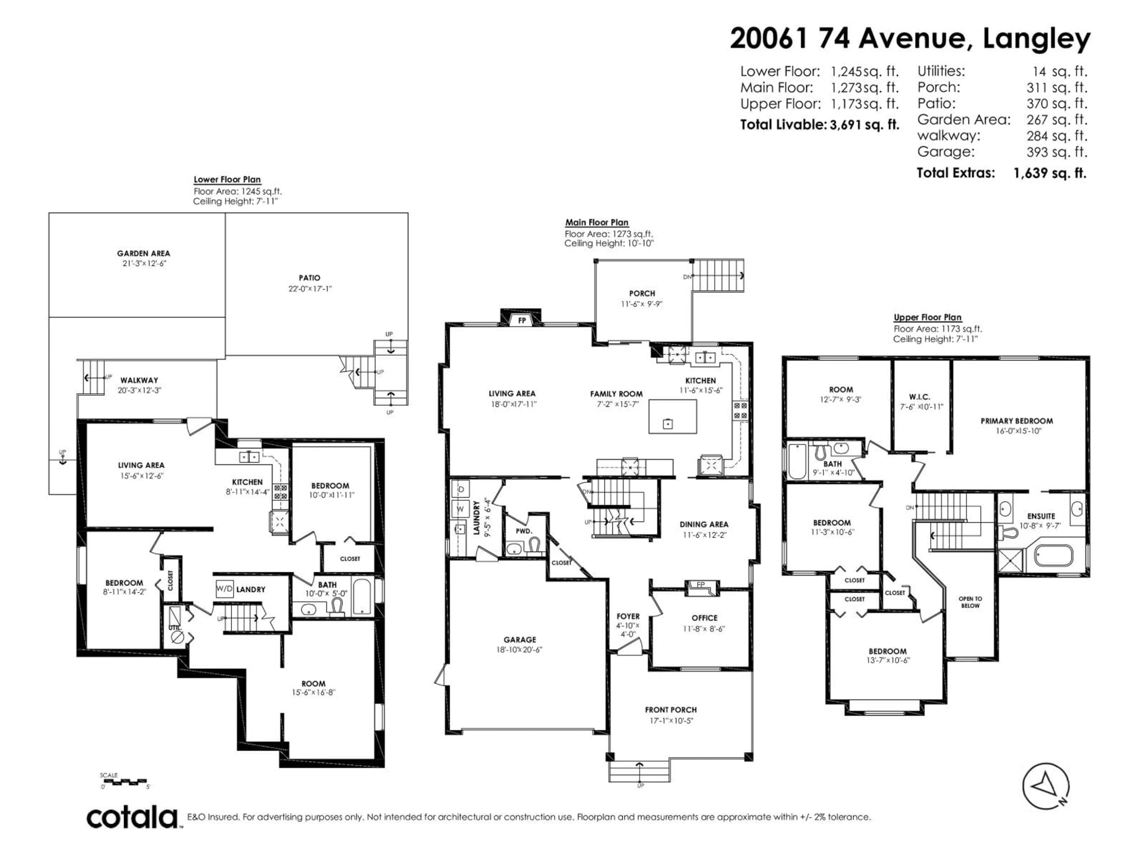 Floor plan for 20061 74TH AVENUE, Langley British Columbia V2Y3G6