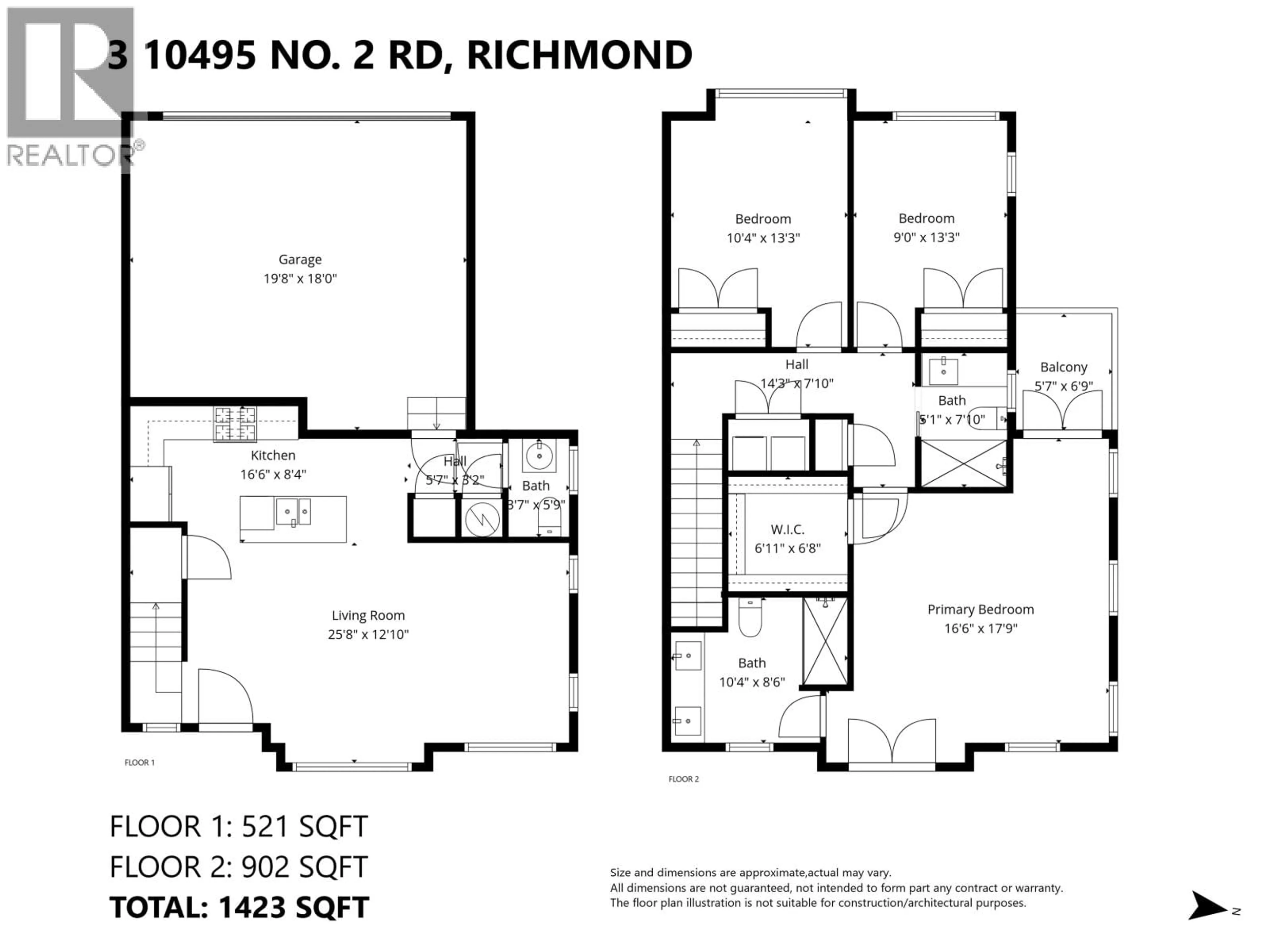 Floor plan for 3 - 10495 NO. 2 ROAD, Richmond British Columbia V7E2E5
