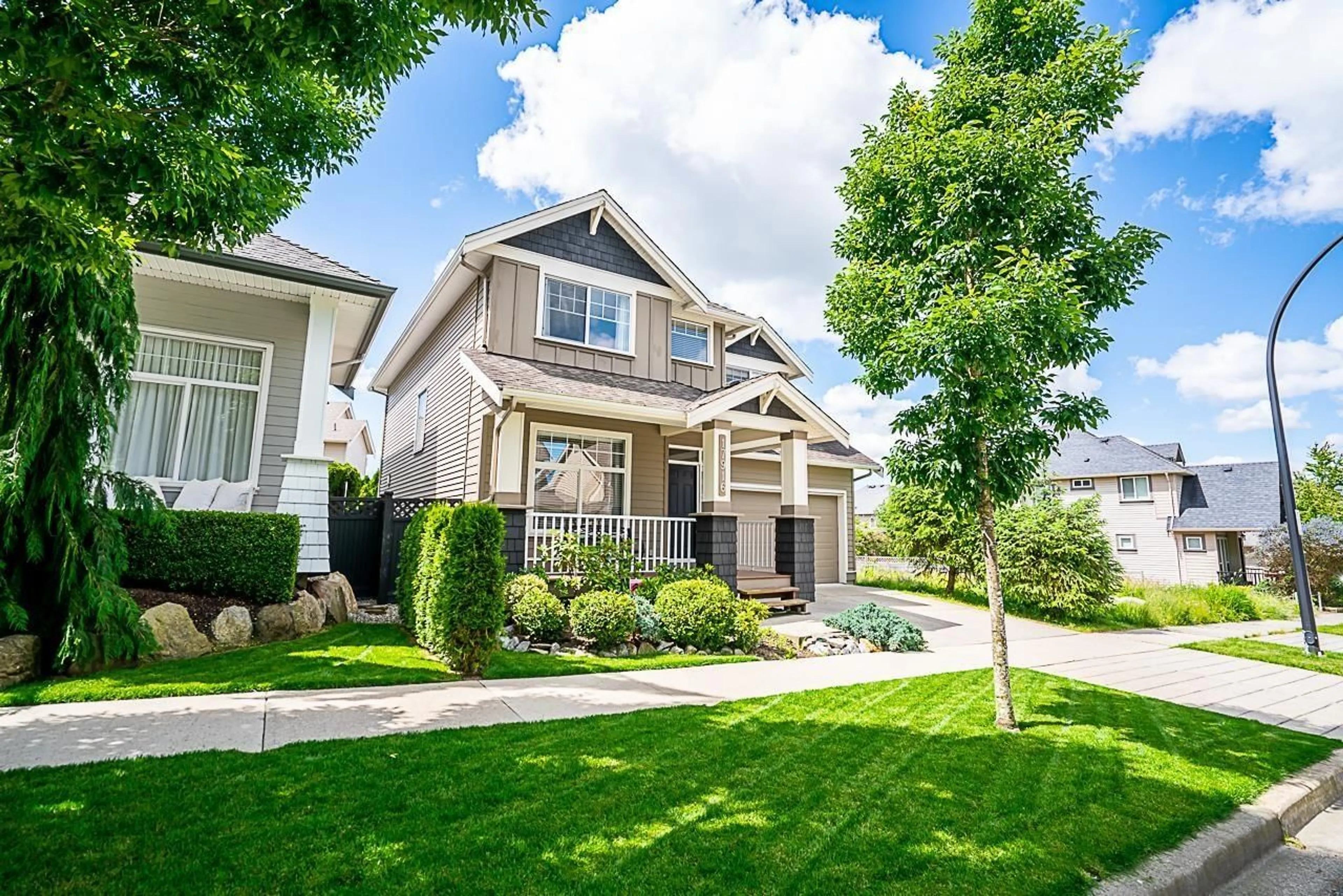 Home with vinyl exterior material, street for 17916 71 AVENUE, Surrey British Columbia V3S7C7