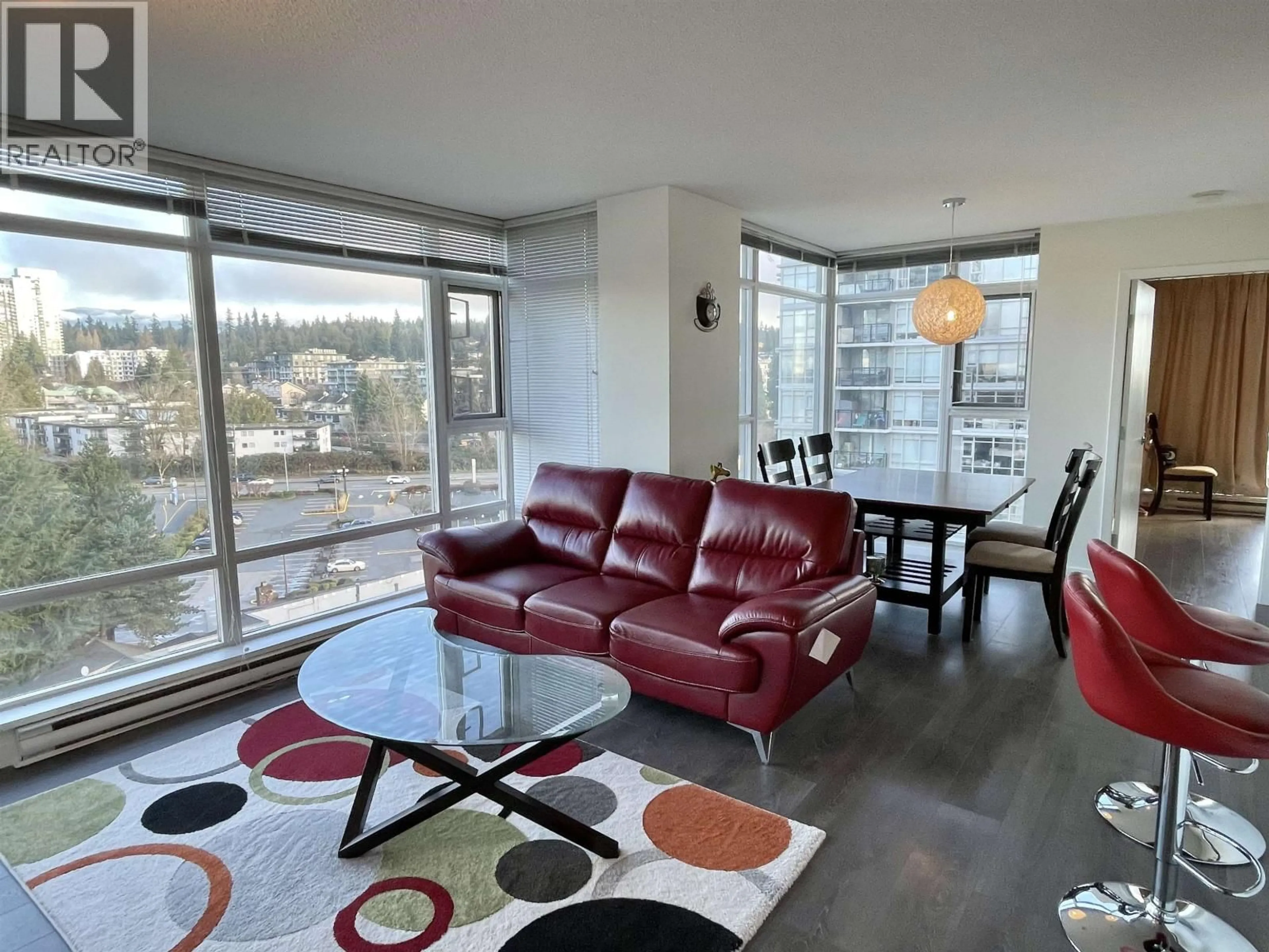 Living room with furniture, unknown for 1206 - 555 DELESTRE AVENUE, Coquitlam British Columbia V3K0A9