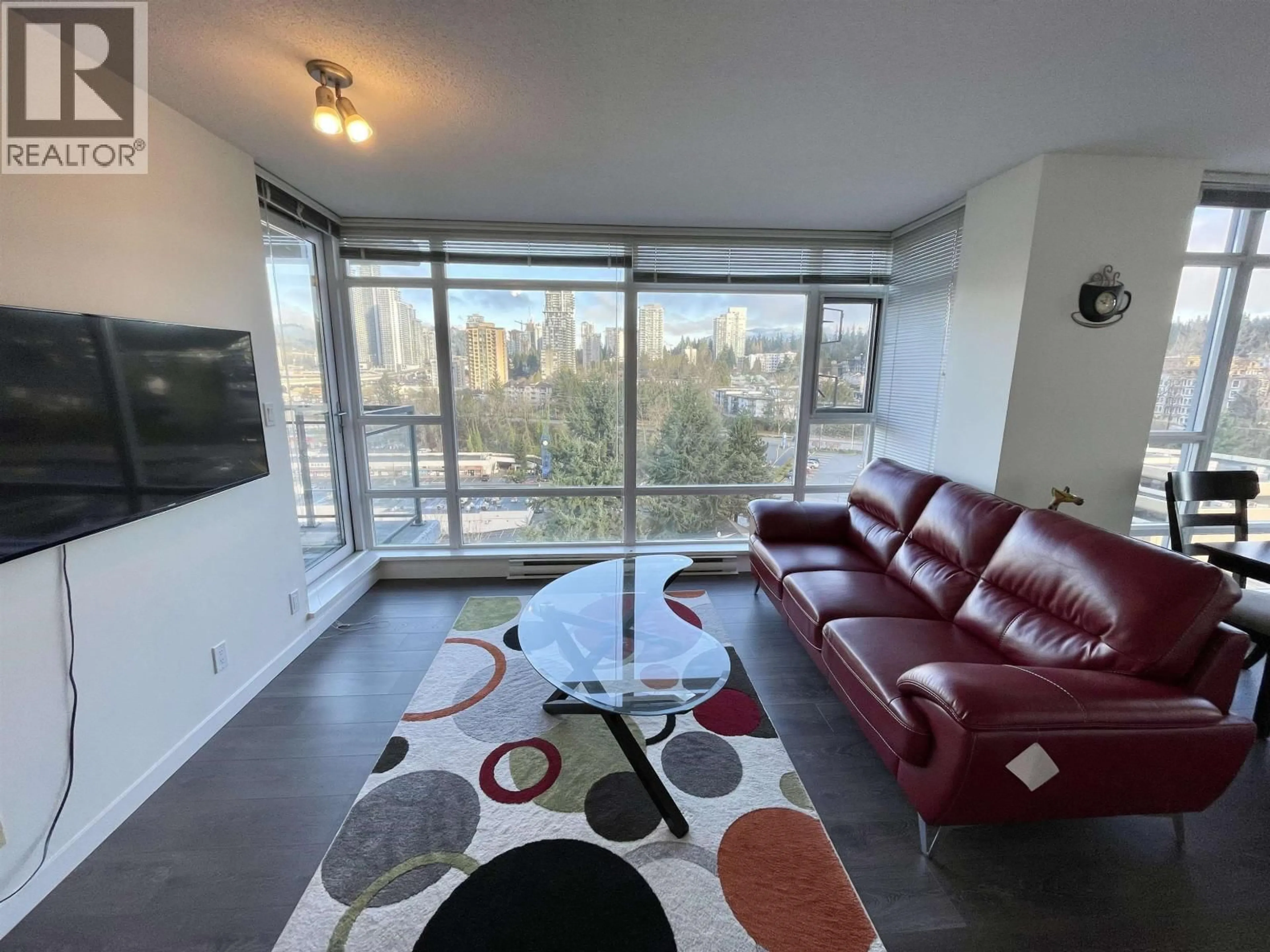 Living room with furniture, unknown for 1206 - 555 DELESTRE AVENUE, Coquitlam British Columbia V3K0A9