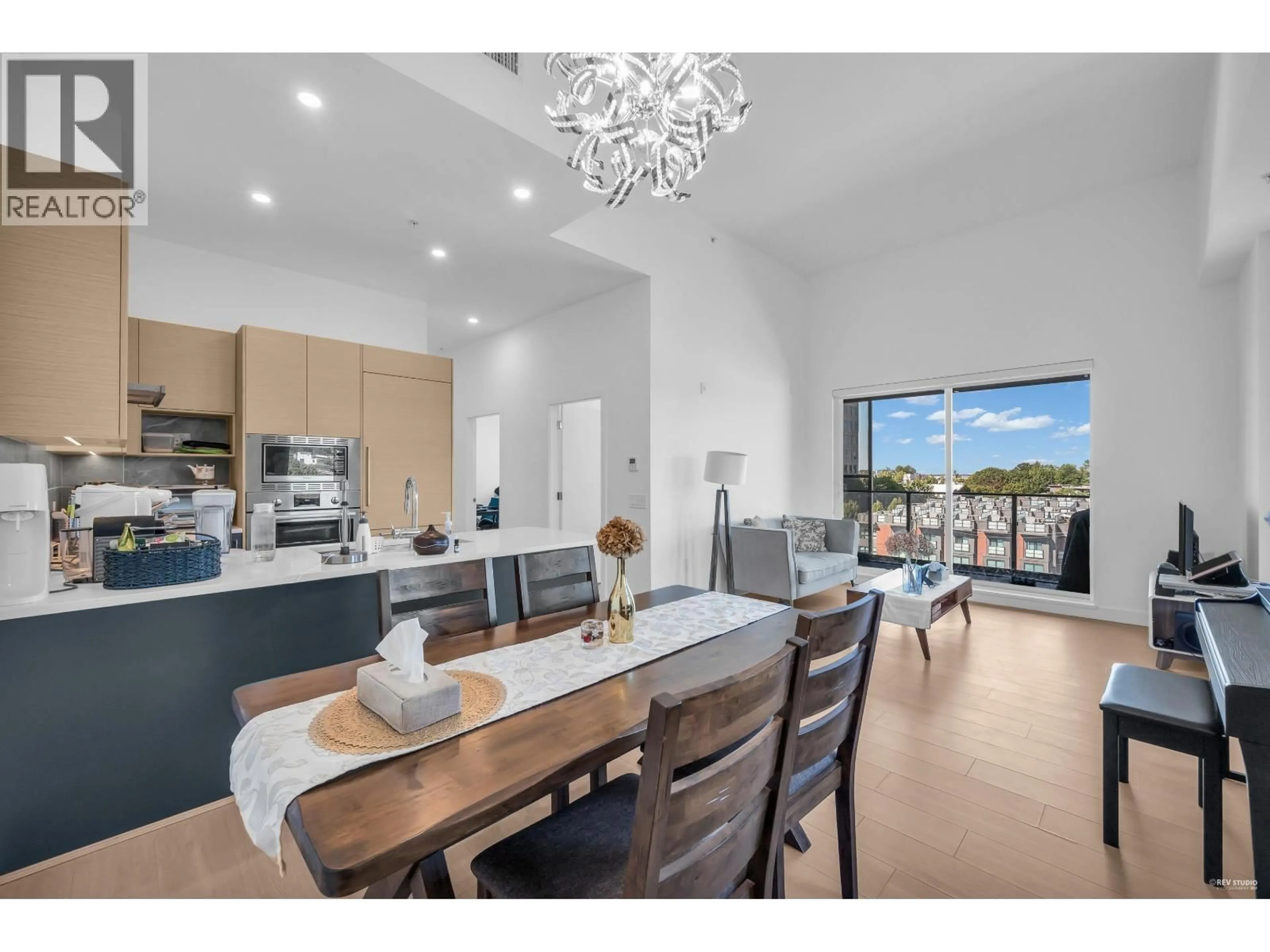 Open concept kitchen, unknown for 602 - 8888 OSLER STREET, Vancouver British Columbia V6P4G2