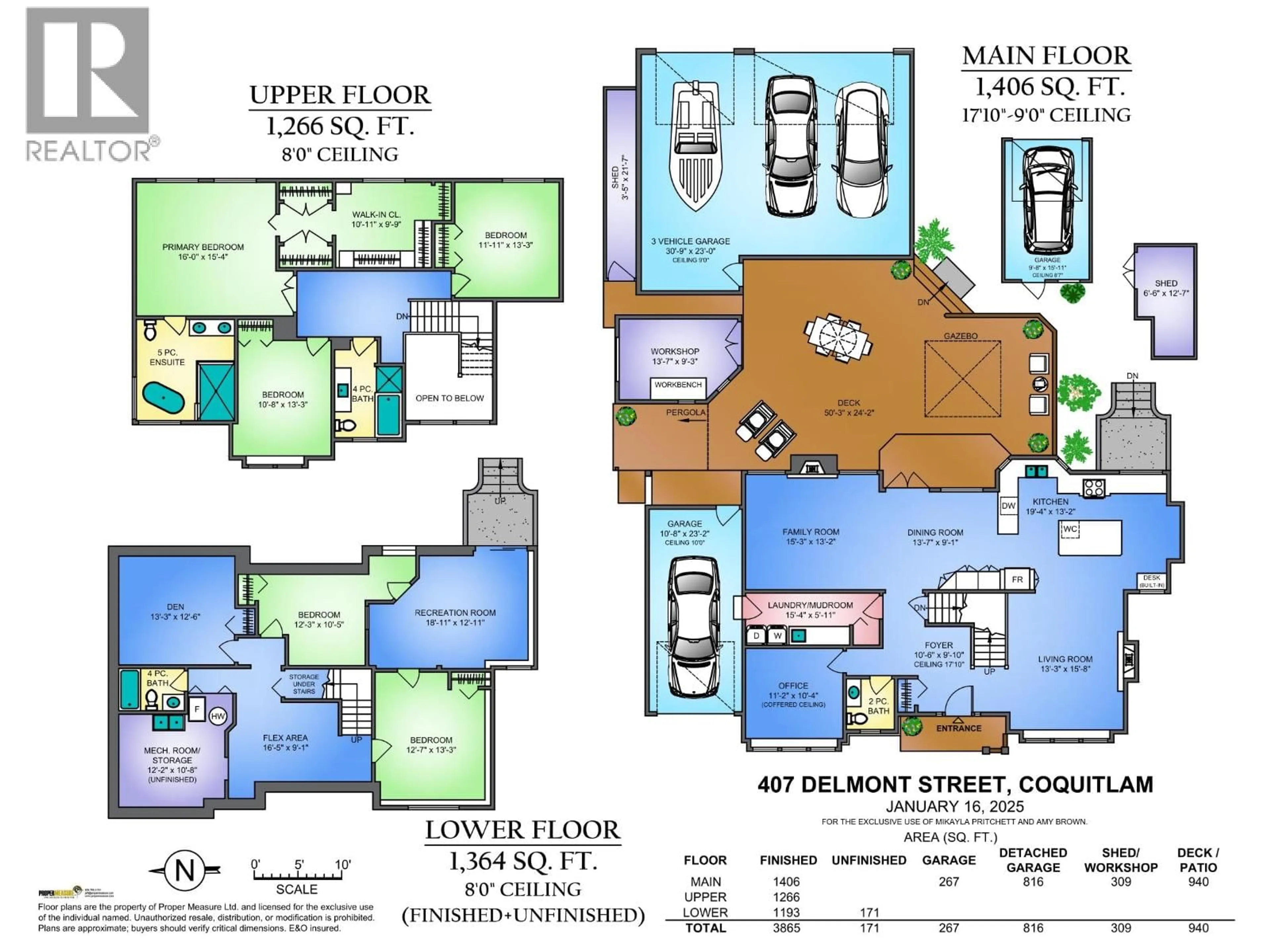 Floor plan for 407 DELMONT STREET, Coquitlam British Columbia V3K4G3