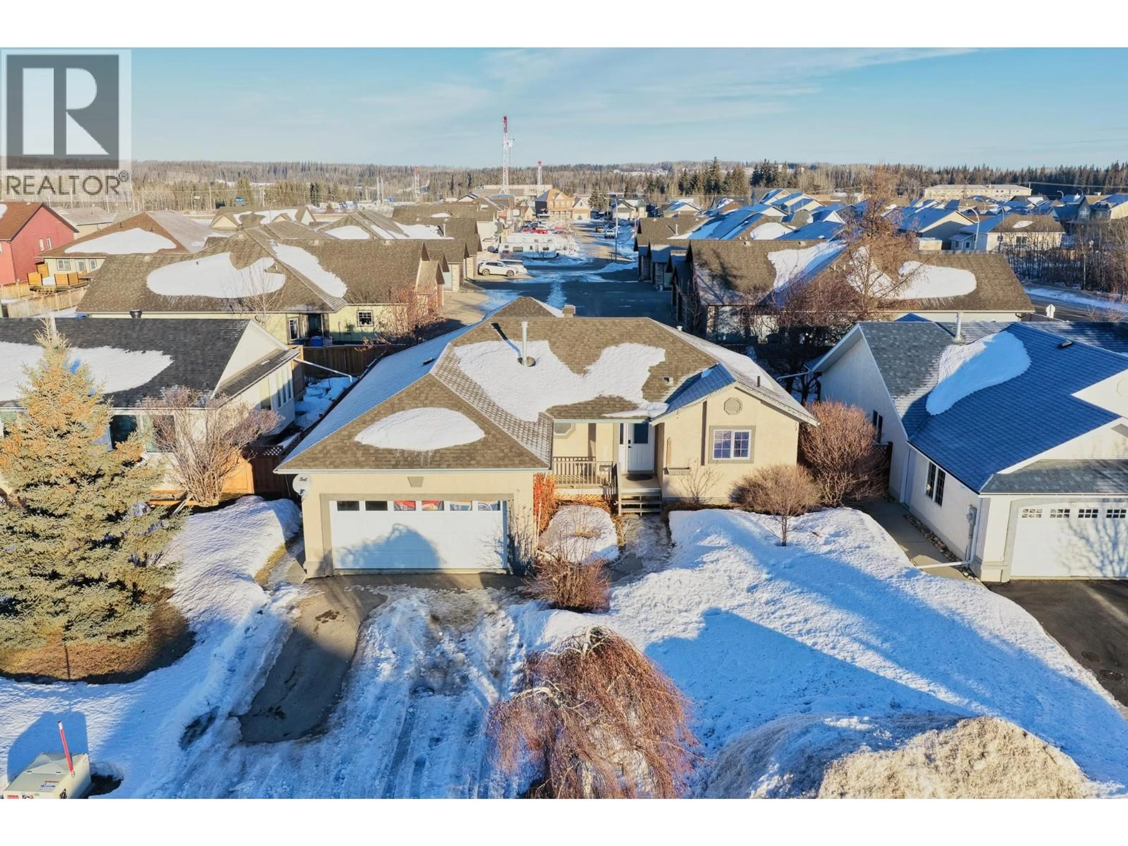 A pic from outside/outdoor area/front of a property/back of a property/a pic from drone, street for 9808 115 AVENUE, Fort St. John British Columbia V1J6R8