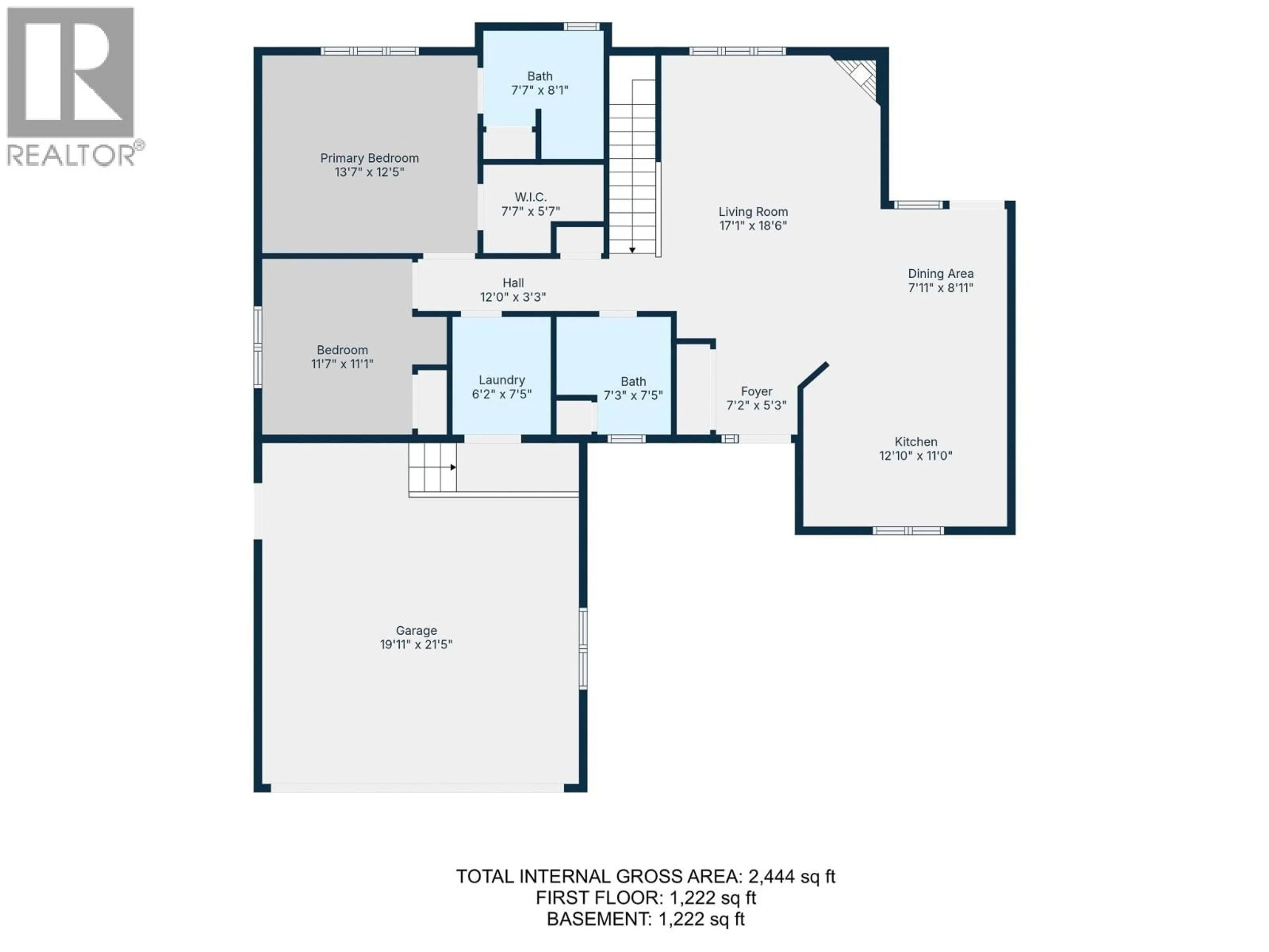 Floor plan for 9808 115 AVENUE, Fort St. John British Columbia V1J6R8