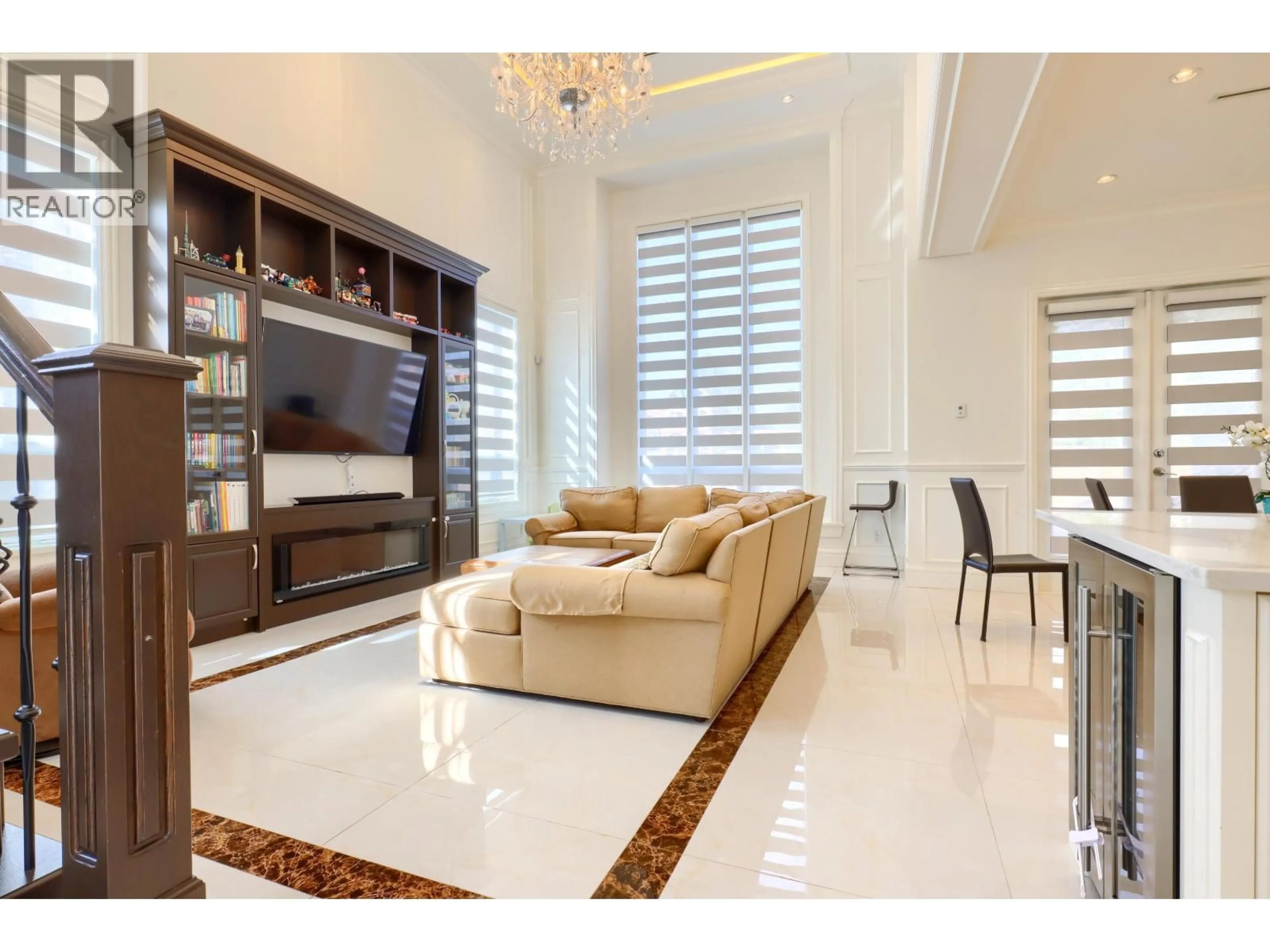 Living room with furniture, ceramic/tile floor for 11991 NO. 2 ROAD, Richmond British Columbia V7E2E9