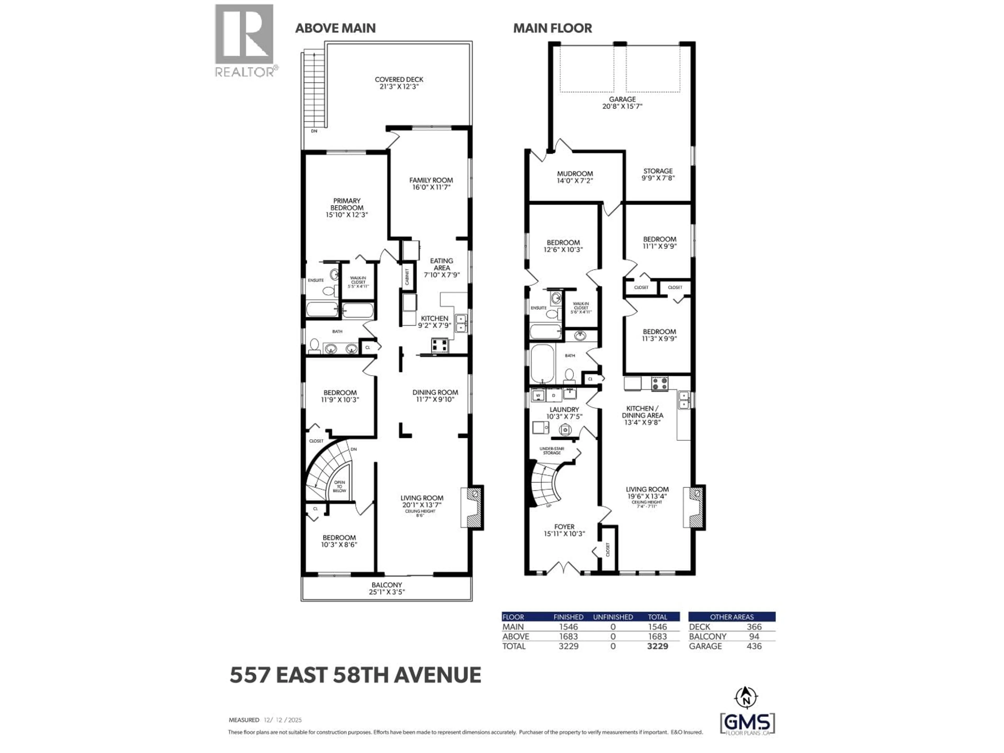 Floor plan for 557 58TH AVENUE, Vancouver British Columbia V5X1W1