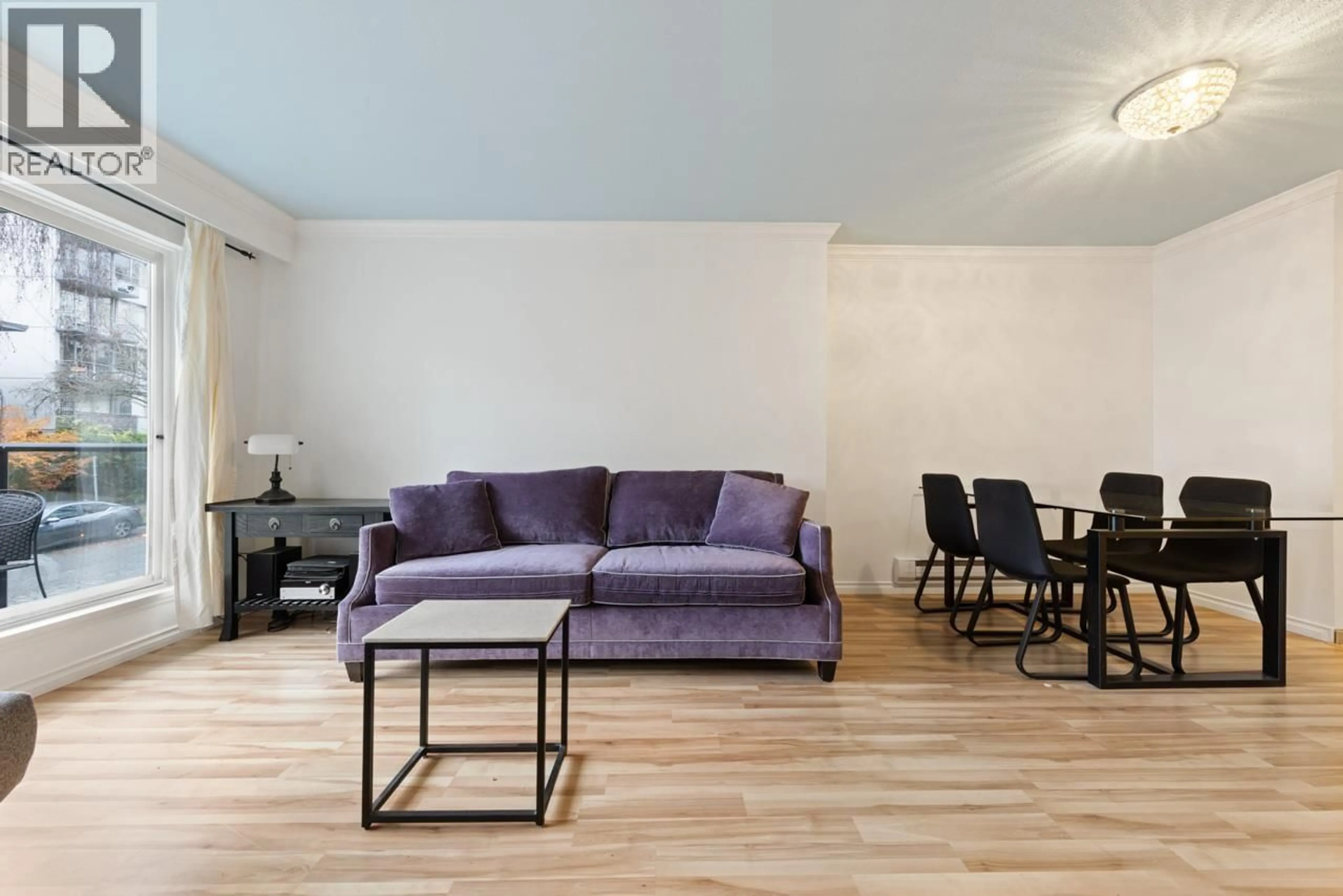 Living room with furniture, unknown for 201 - 1554 BURNABY STREET, Vancouver British Columbia V6G1W9