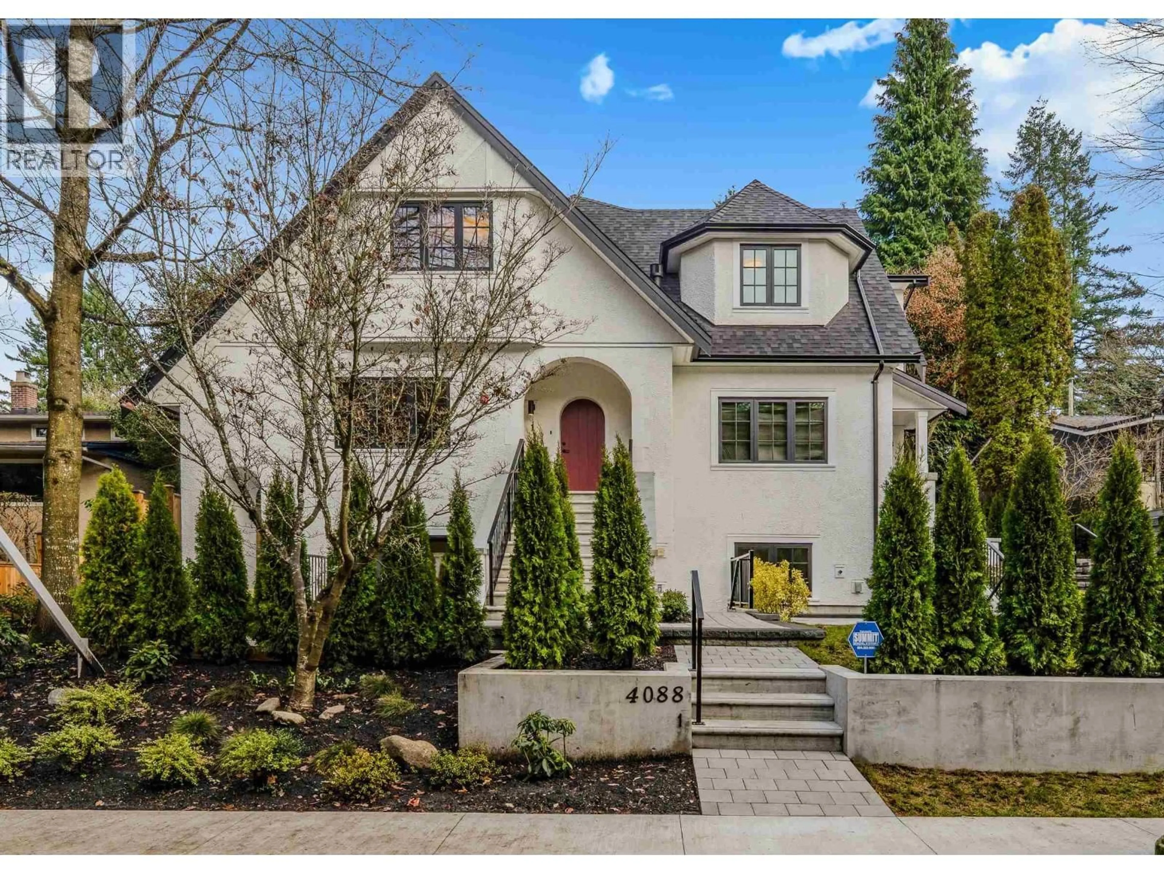 Home with brick exterior material, street for 4090 MAPLE CRESCENT, Vancouver British Columbia V6J4B2