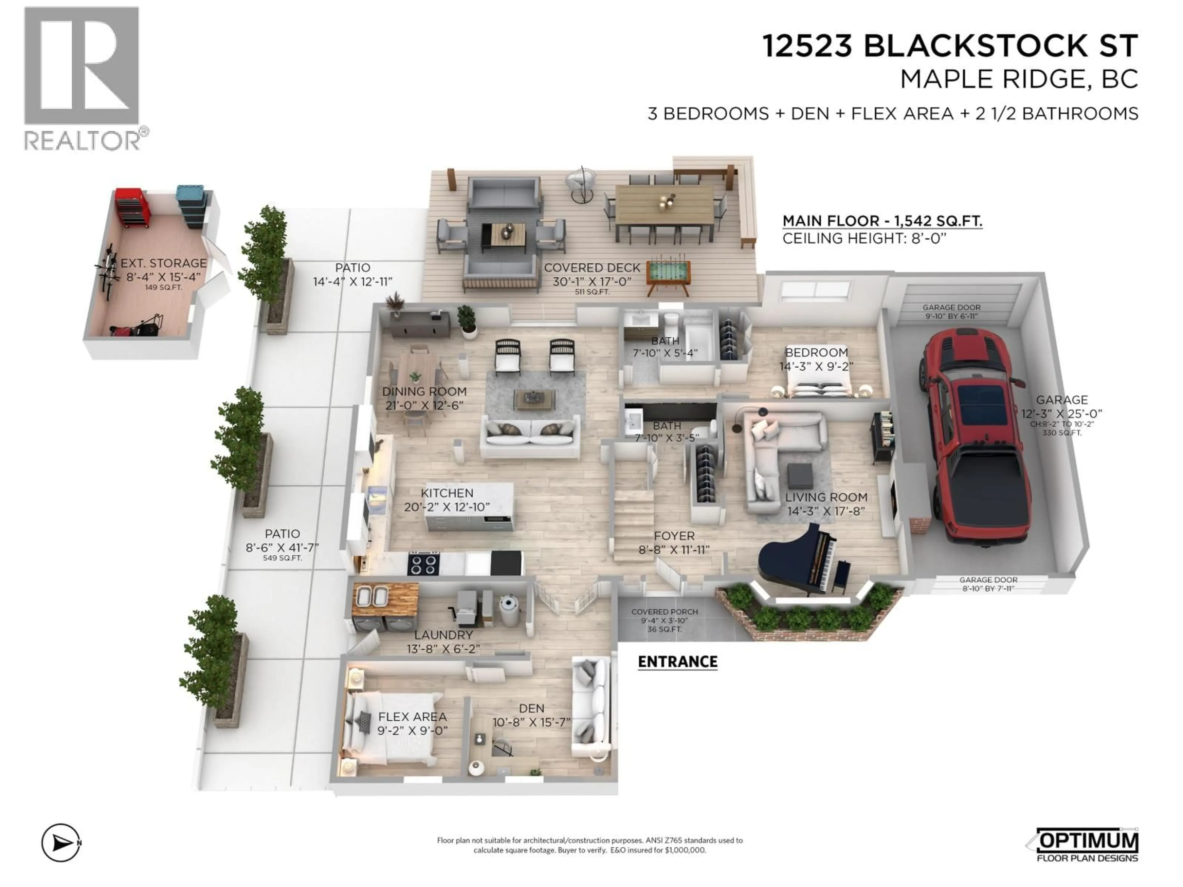 Floor plan for 12523 BLACKSTOCK STREET, Maple Ridge British Columbia V2X5N7