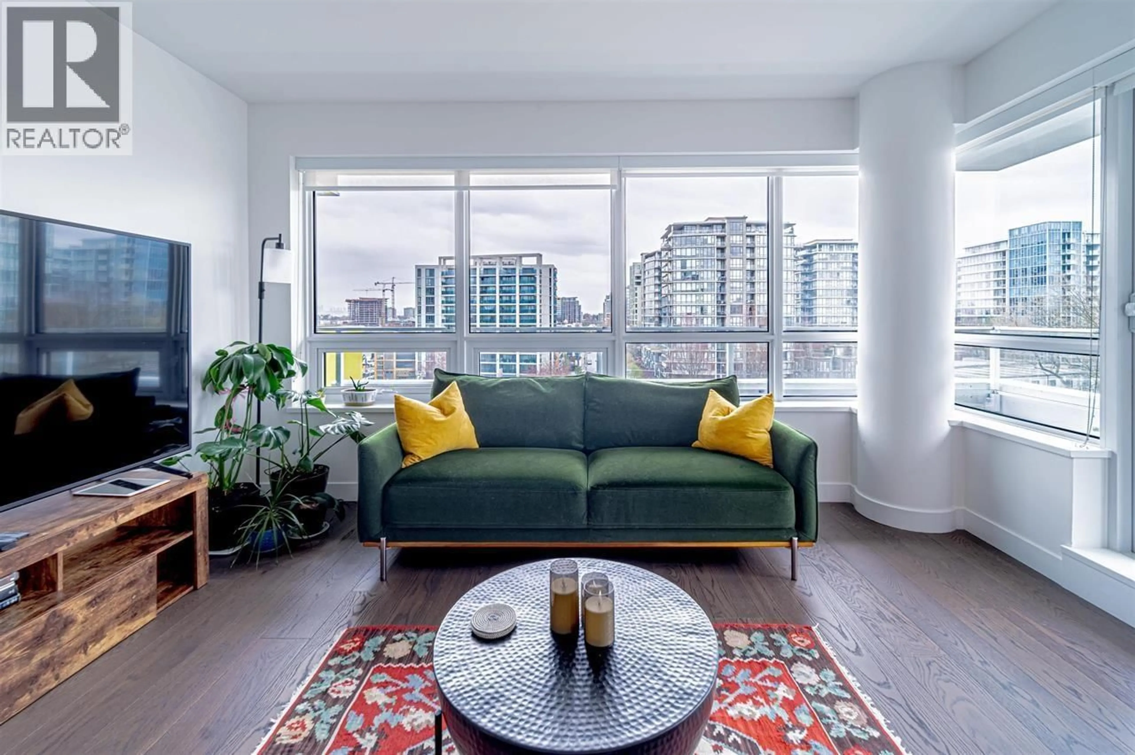 Living room with furniture, unknown for 809 - 5766 GILBERT ROAD, Richmond British Columbia V6X1B7