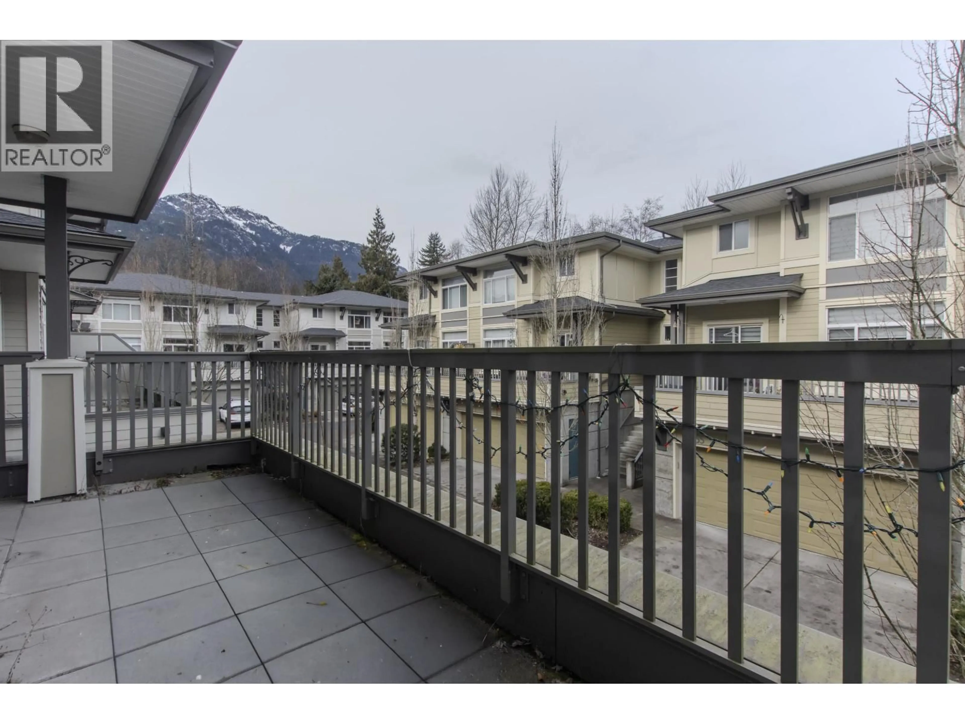 Balcony in the apartment, mountain view for 49 - 40632 GOVERNMENT ROAD, Squamish British Columbia V8B0M7