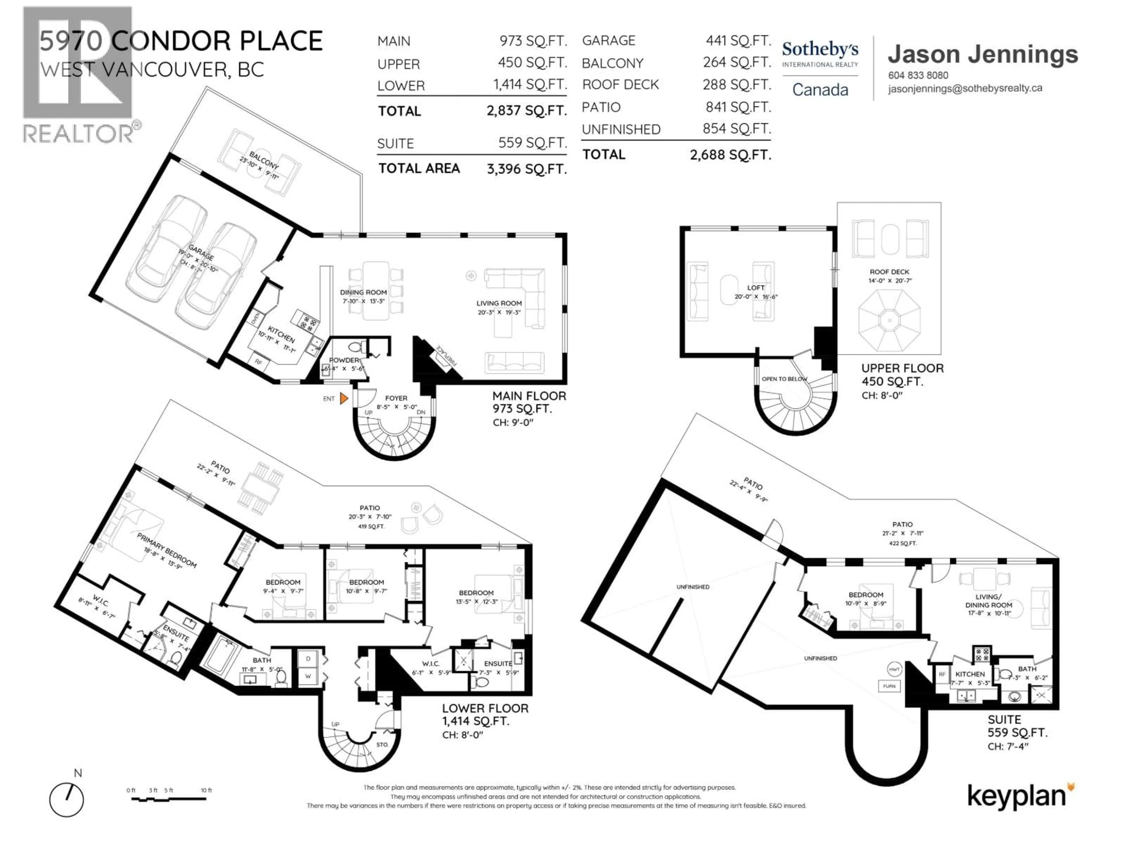 Floor plan for 5970 CONDOR PLACE, West Vancouver British Columbia V7W1W4