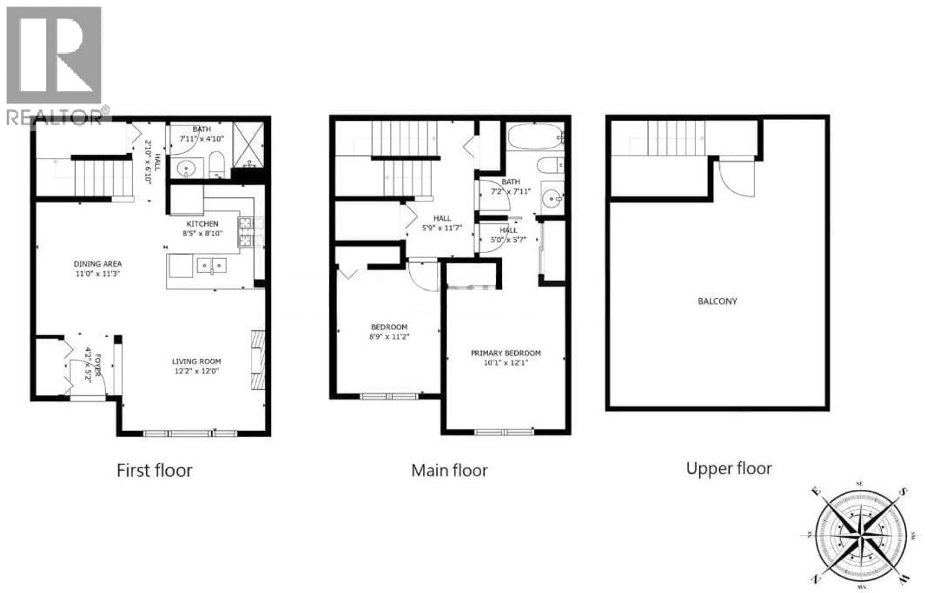 Floor plan for 58 - 6878 SOUTHPOINT DRIVE, Burnaby British Columbia V3N5E4