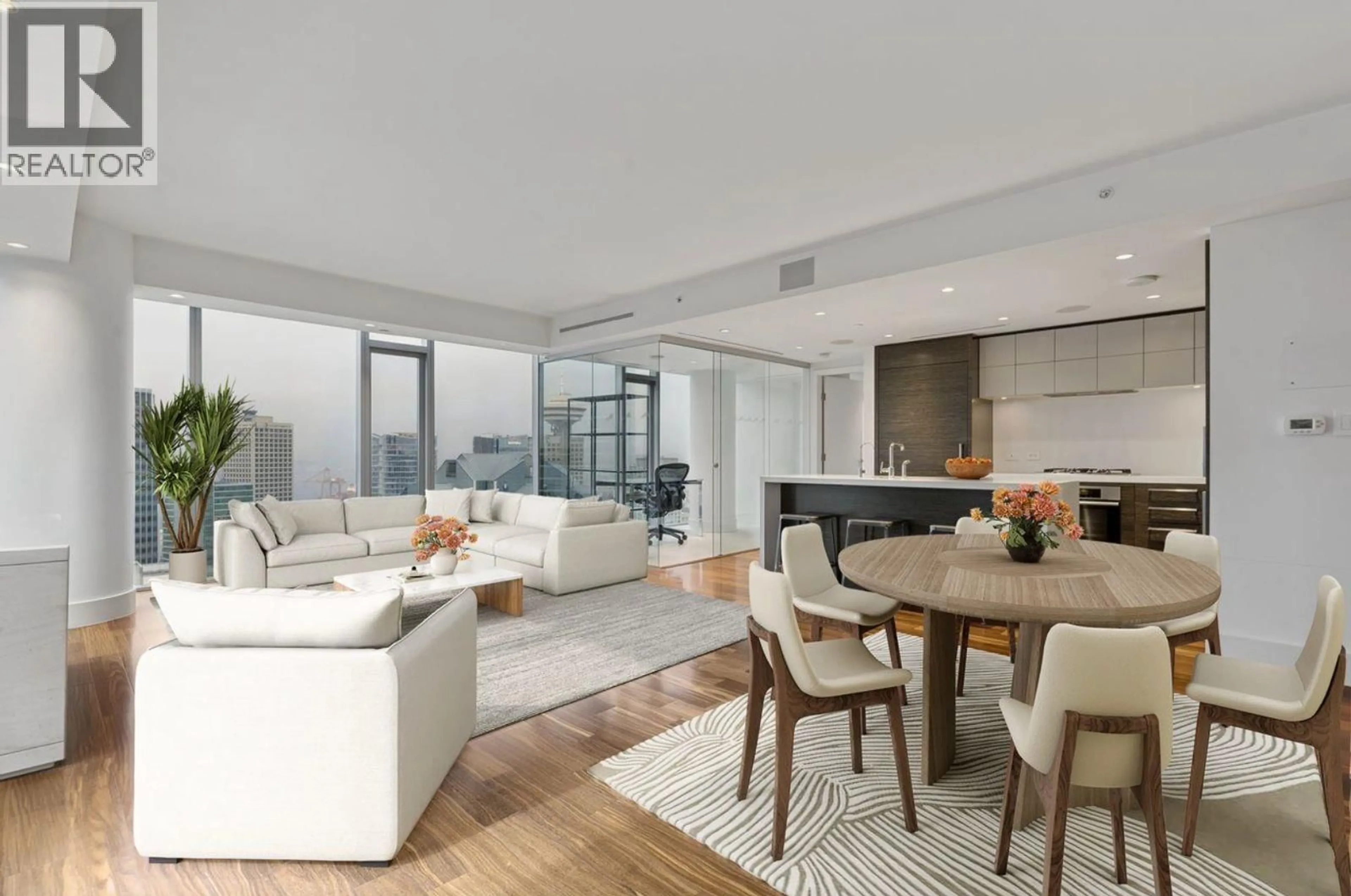 Living room with furniture, unknown for 2702 - 667 HOWE STREET, Vancouver British Columbia V6C0B5