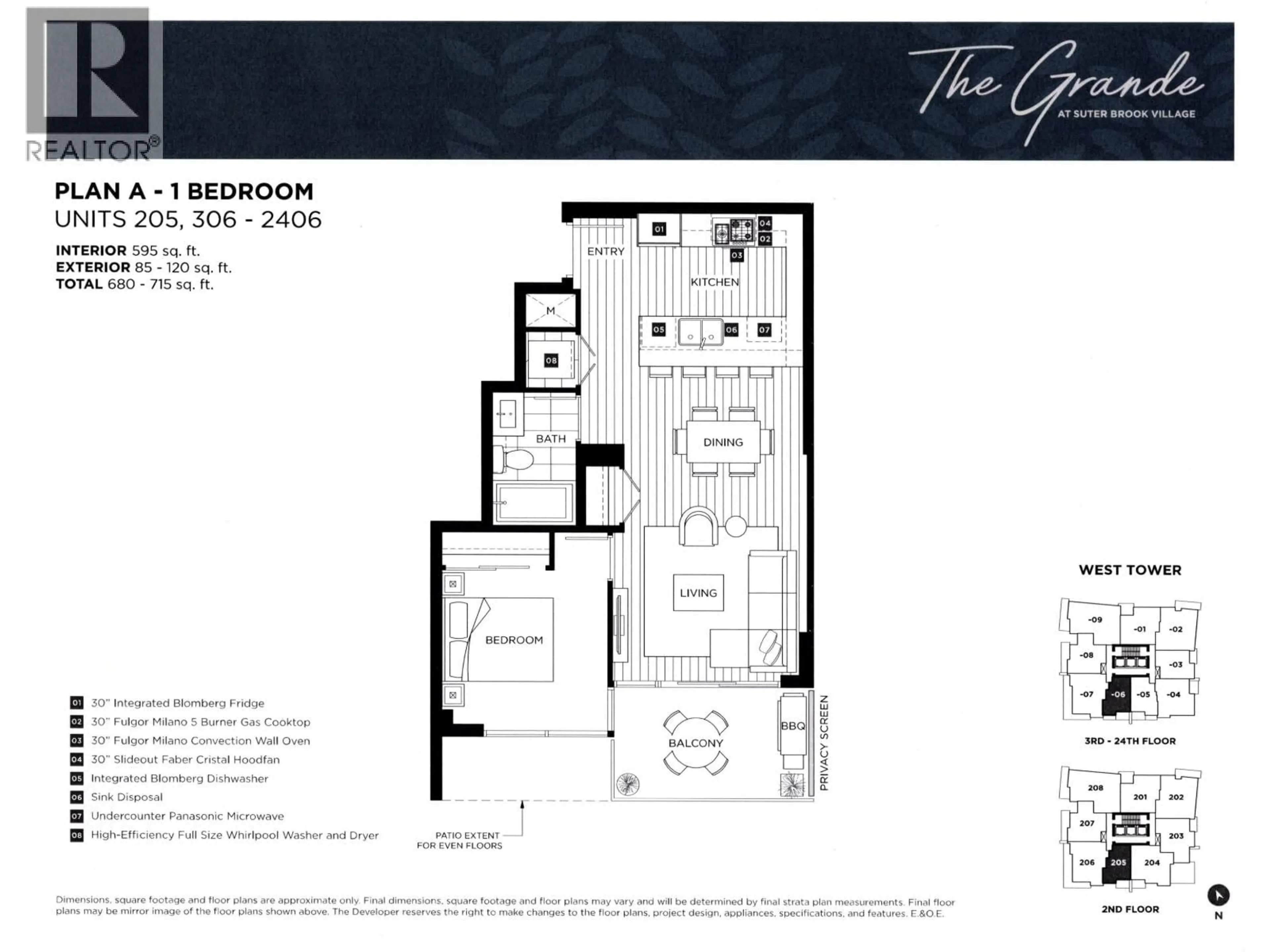 Floor plan for 606 - 305 MORRISSEY ROAD, Port Moody British Columbia V3H0M3
