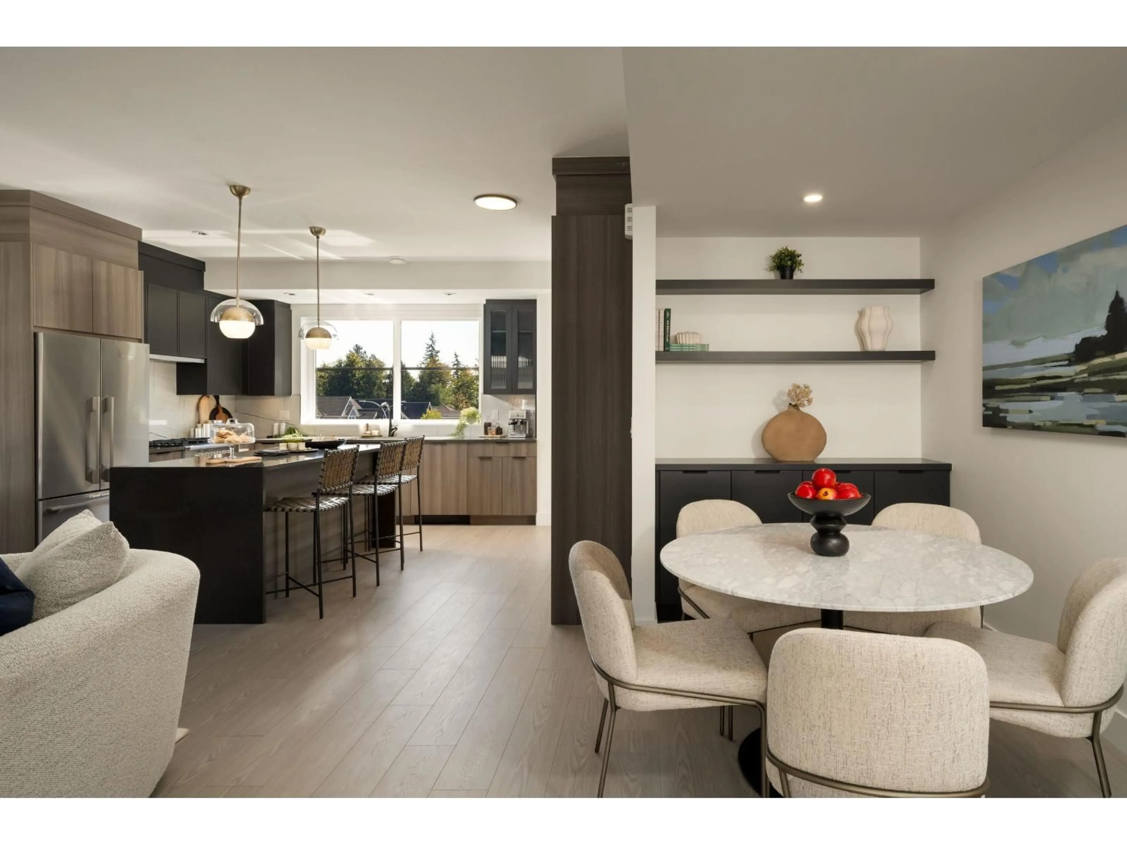 Open concept kitchen, ceramic/tile floor for 82 - 7895 162 STREET, Surrey British Columbia V4N6X9