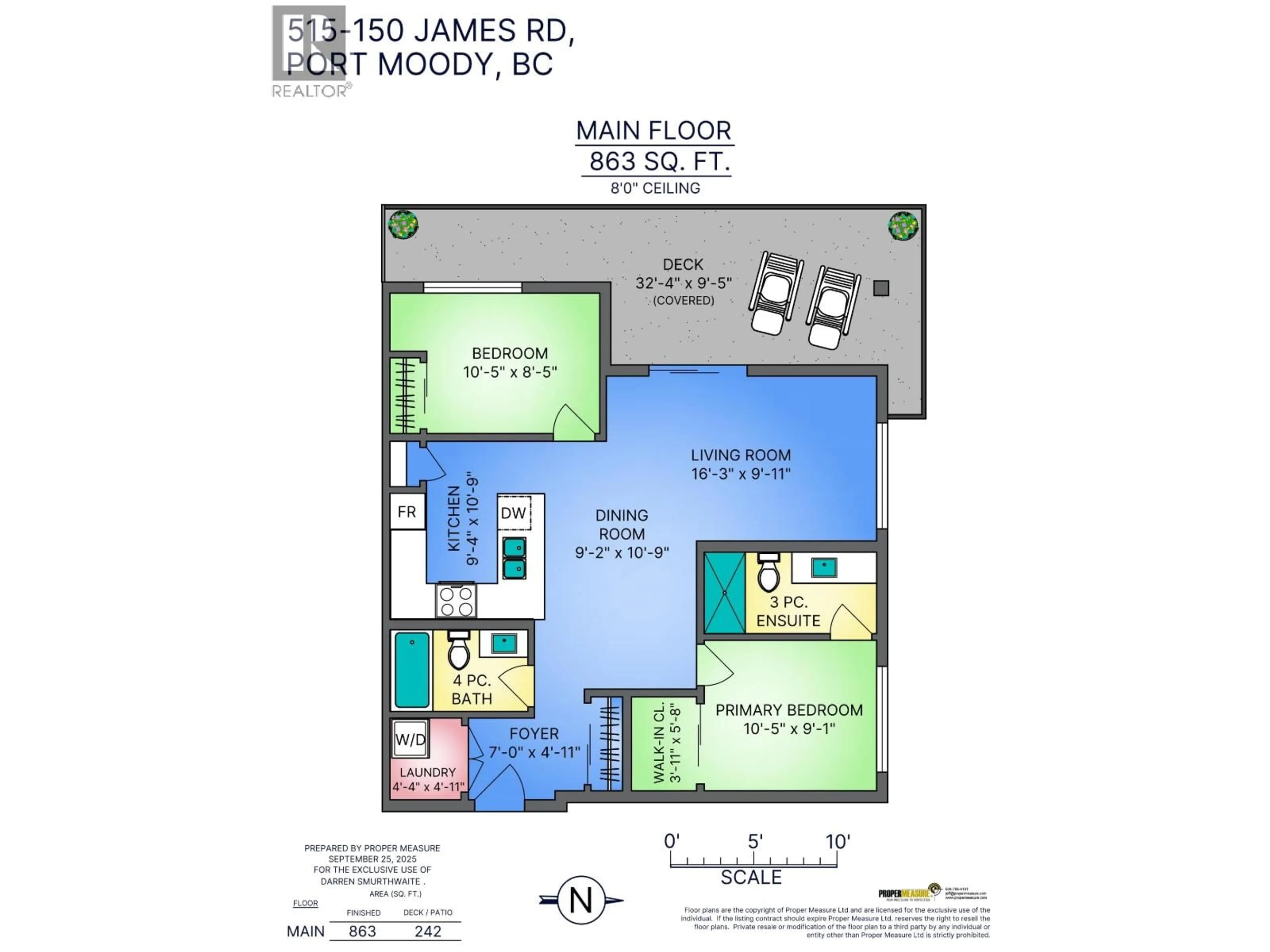 Floor plan for 515 - 150 JAMES ROAD, Port Moody British Columbia V3H2S4