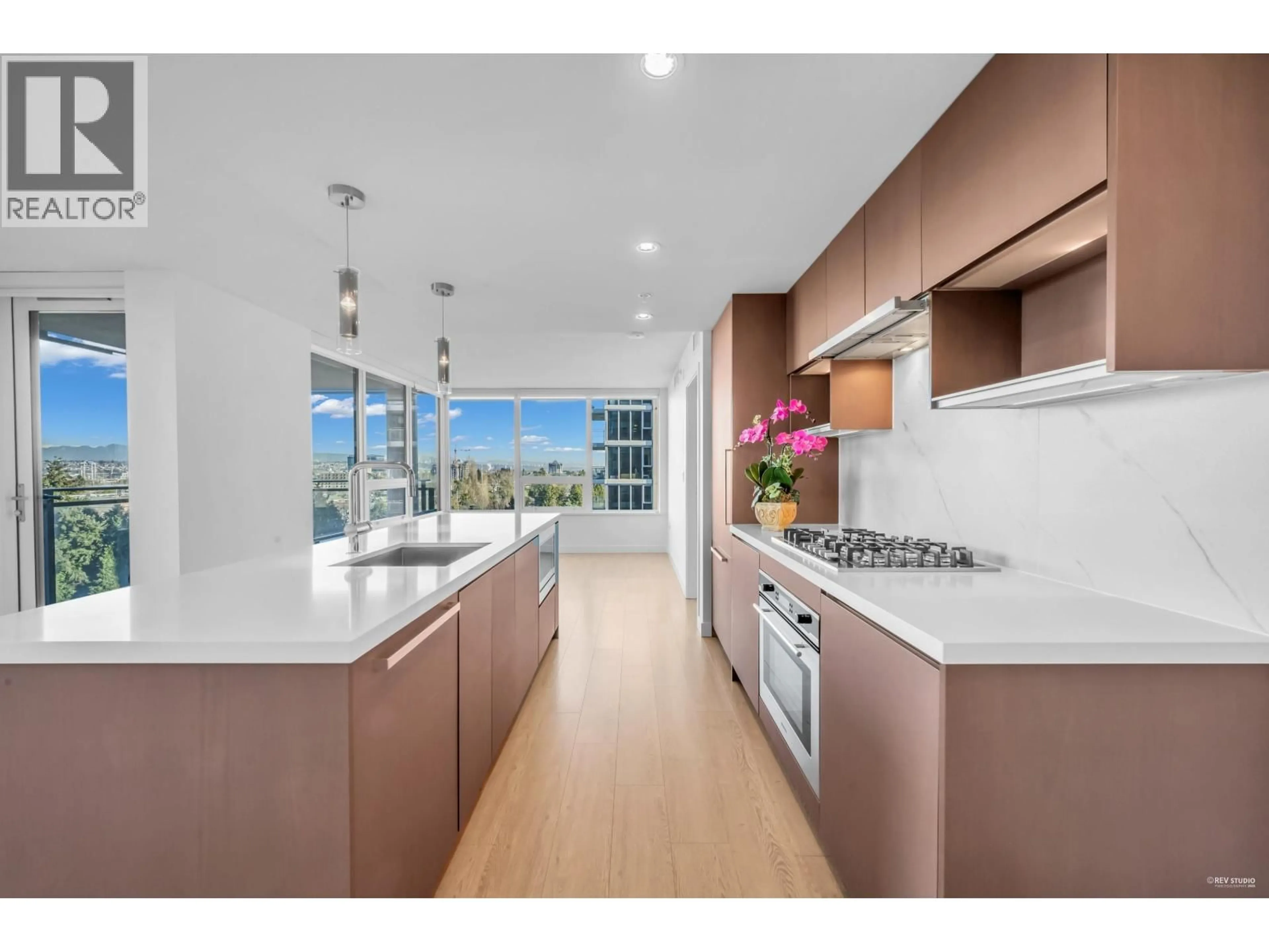 Open concept kitchen, ceramic/tile floor for 1105 - 3131 KETCHESON ROAD, Richmond British Columbia V6X0N4