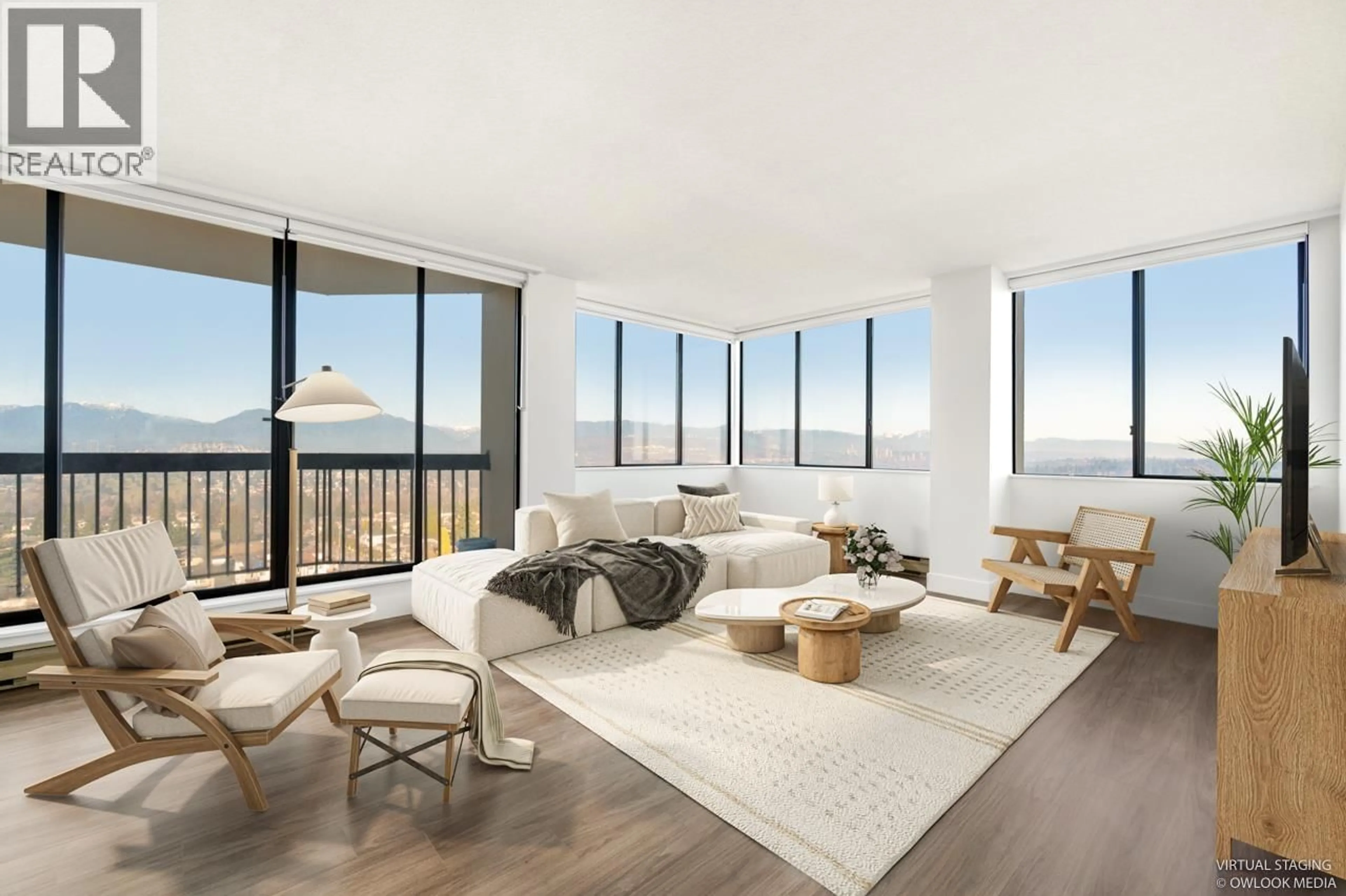 Living room with furniture, unknown for 1702 - 6540 BURLINGTON AVENUE, Burnaby British Columbia V5H4G3