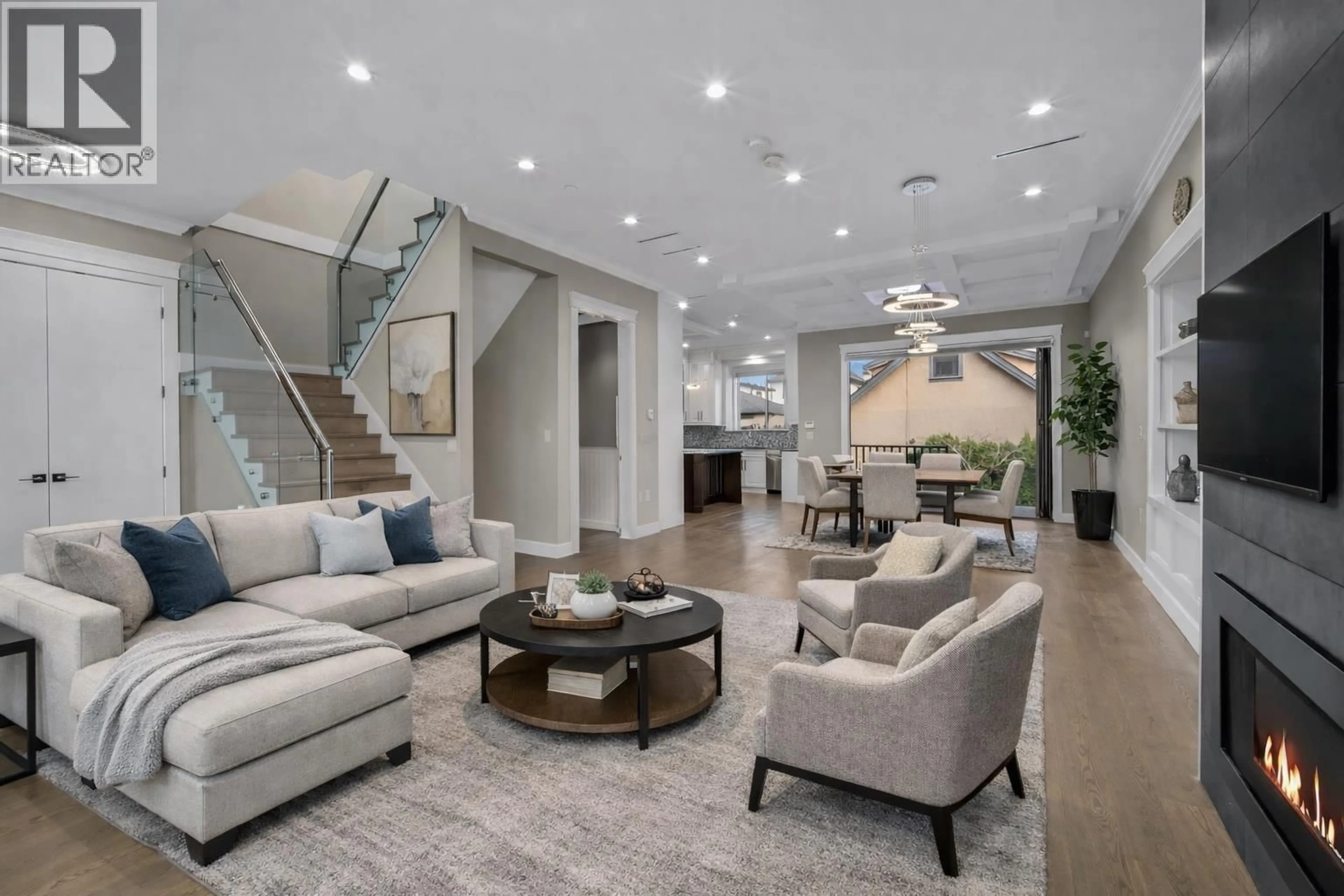 Living room with furniture, unknown for 8068 HAIG STREET, Vancouver British Columbia V6P4R9