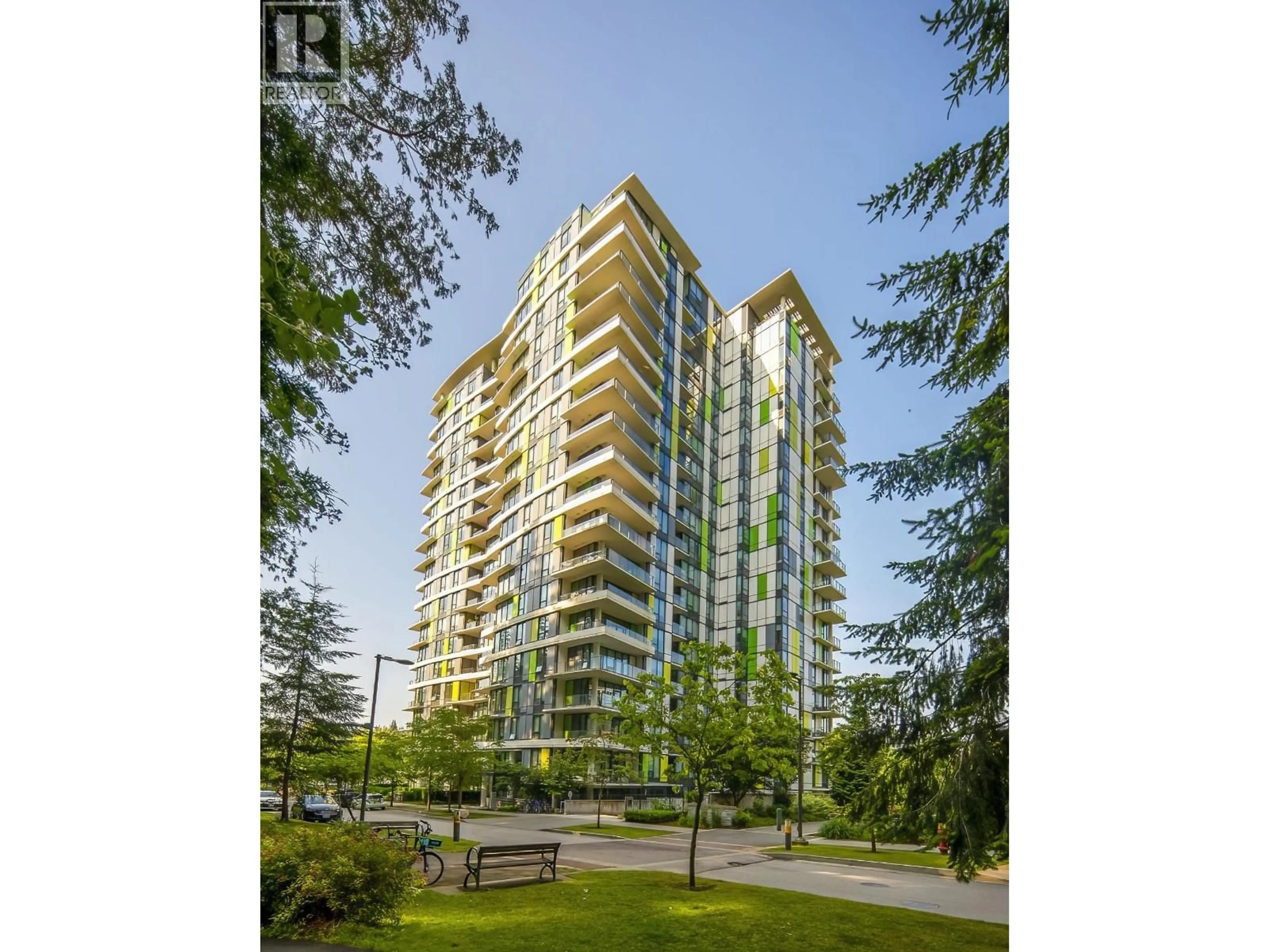 A pic from outside/outdoor area/front of a property/back of a property/a pic from drone, building for 1302 - 3487 BINNING ROAD, Vancouver British Columbia V6S0A5