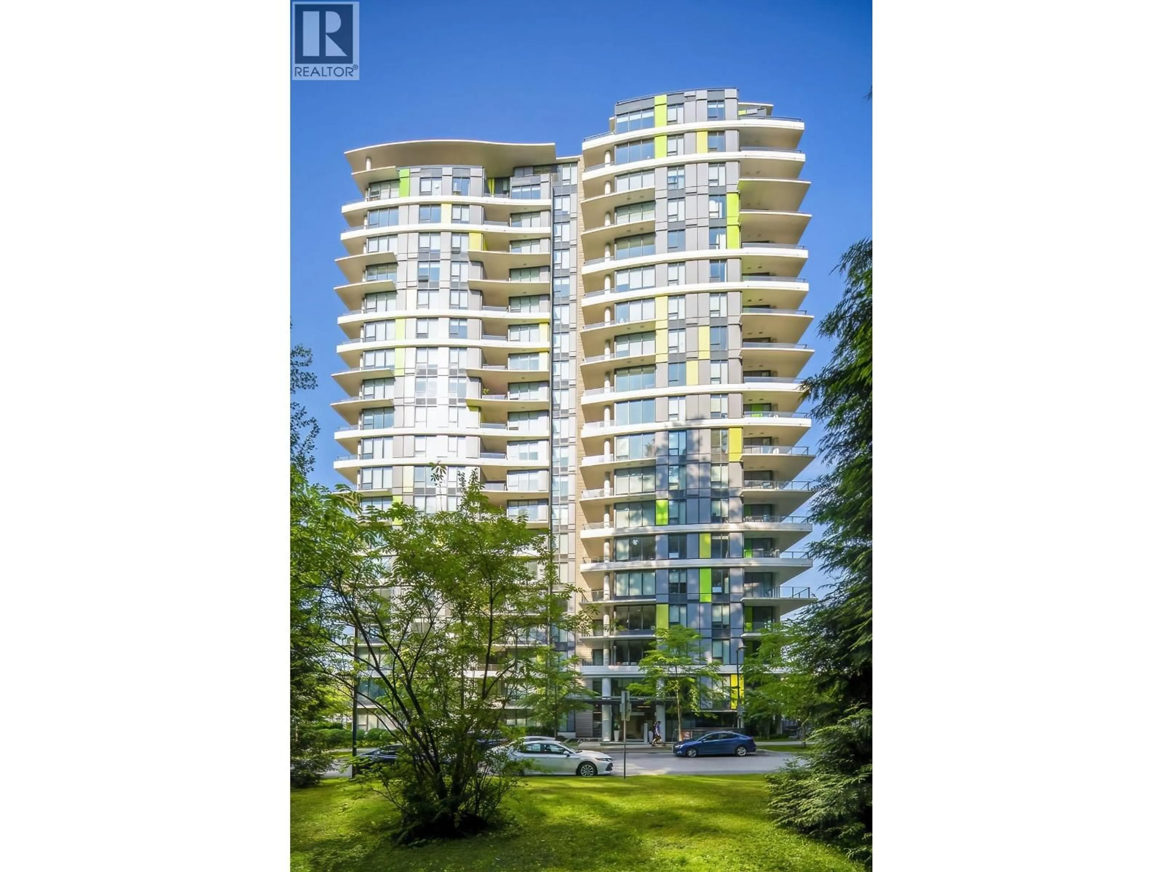 A pic from outside/outdoor area/front of a property/back of a property/a pic from drone, building for 1302 - 3487 BINNING ROAD, Vancouver British Columbia V6S0A5