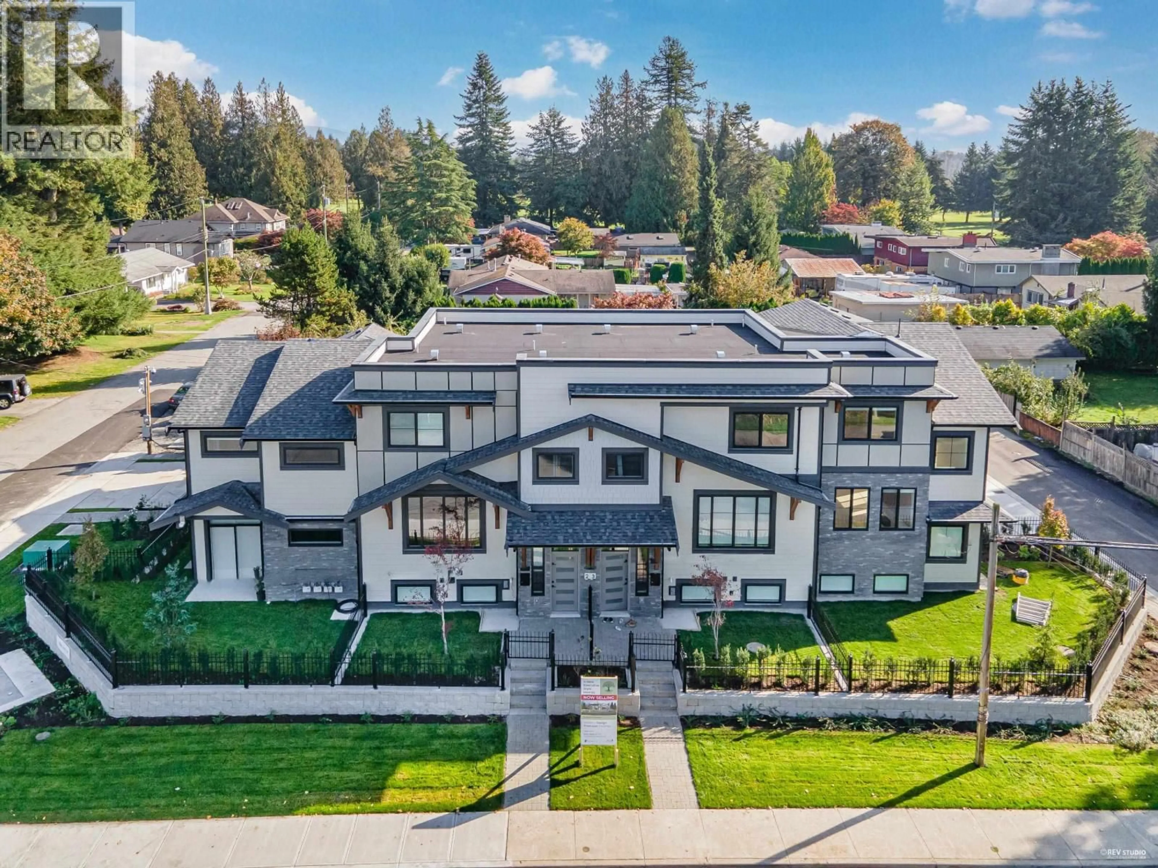 A pic from outside/outdoor area/front of a property/back of a property/a pic from drone, mountain view for 4 - 11384 207 STREET, Maple Ridge British Columbia V2X1W6