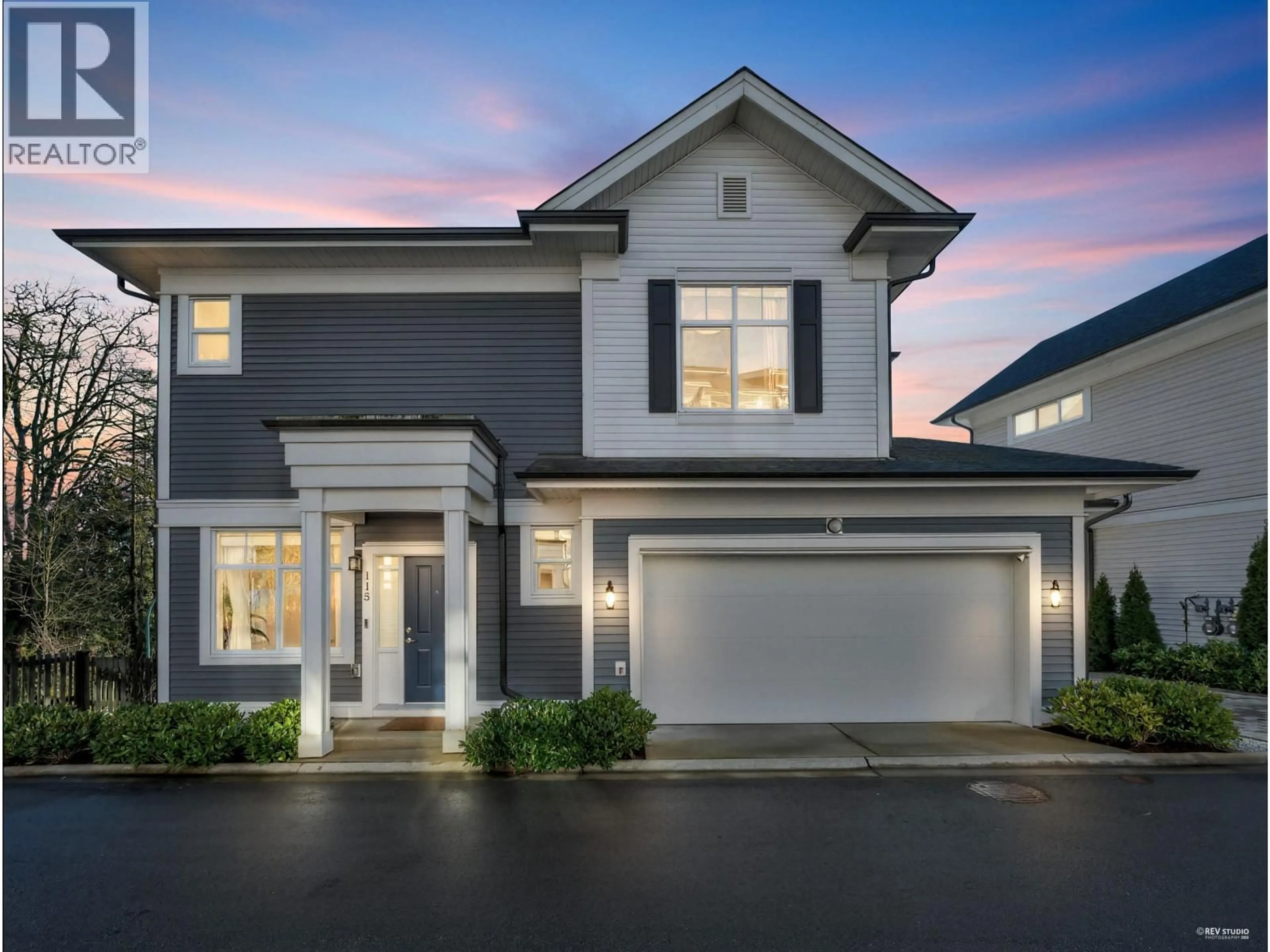 Home with vinyl exterior material, street for 115 - 3565 BAYCREST AVENUE, Coquitlam British Columbia V3B2W7