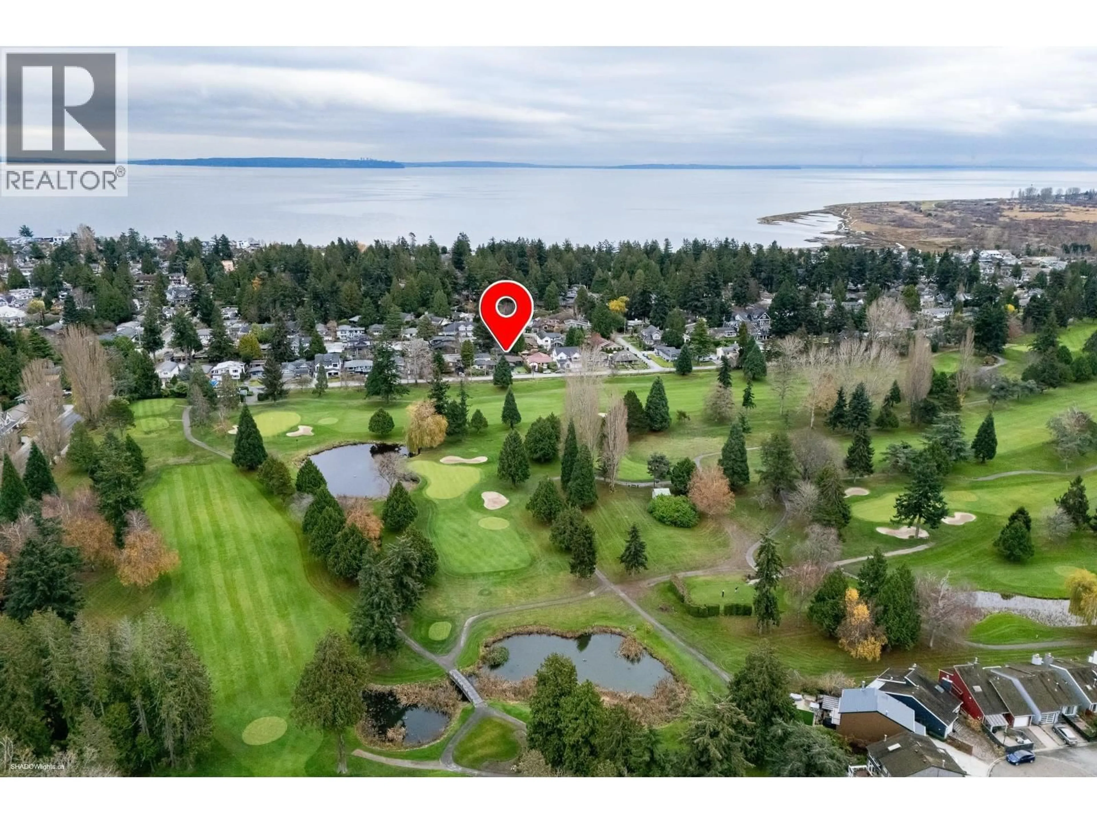 A pic from outside/outdoor area/front of a property/back of a property/a pic from drone, water/lake/river/ocean view for 1508 GILLESPIE ROAD, Delta British Columbia V4L1W1