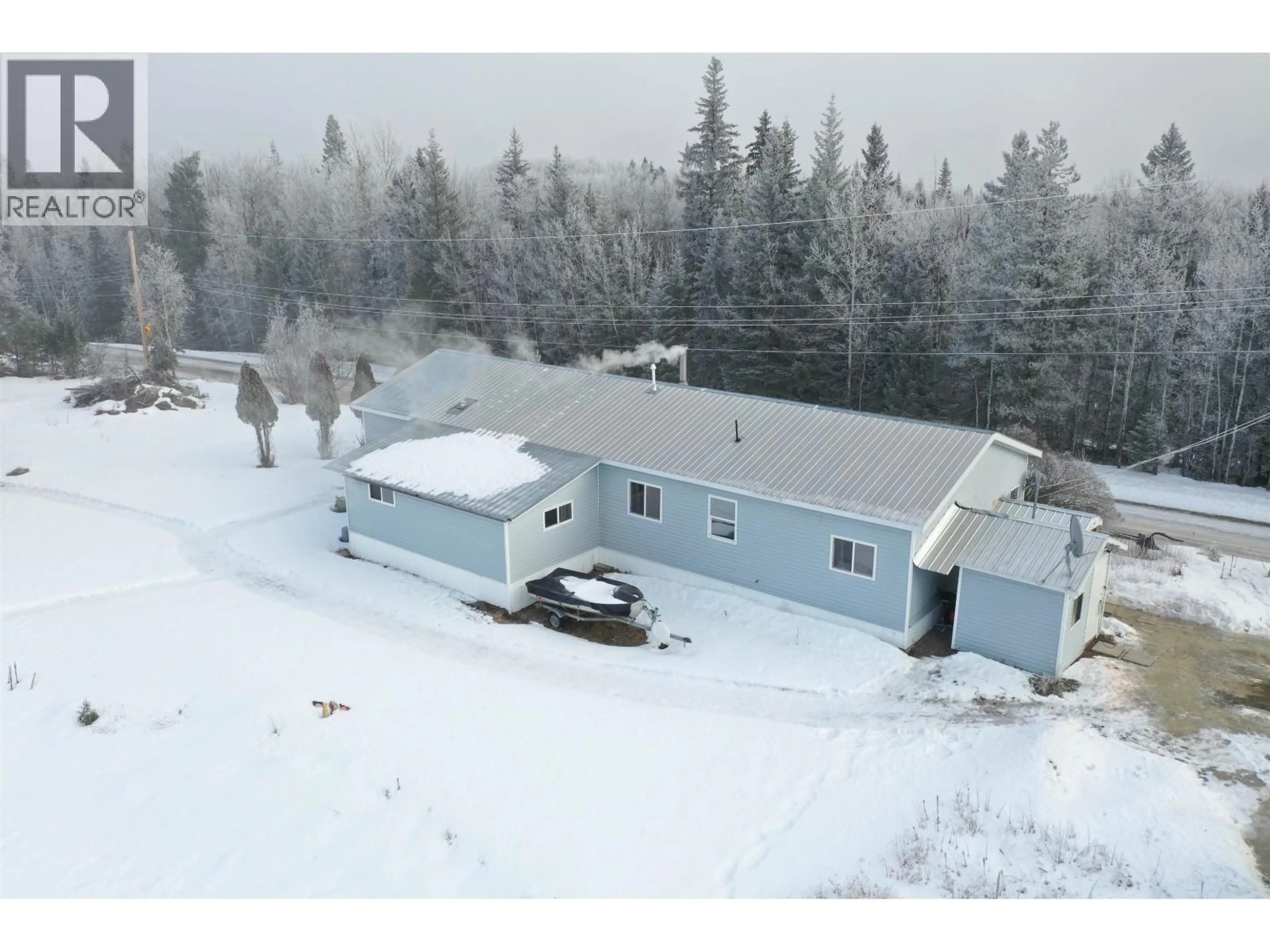 A pic from outside/outdoor area/front of a property/back of a property/a pic from drone, mountain view for 2107 RAWLINGS ROAD, Quesnel British Columbia V2J7E4