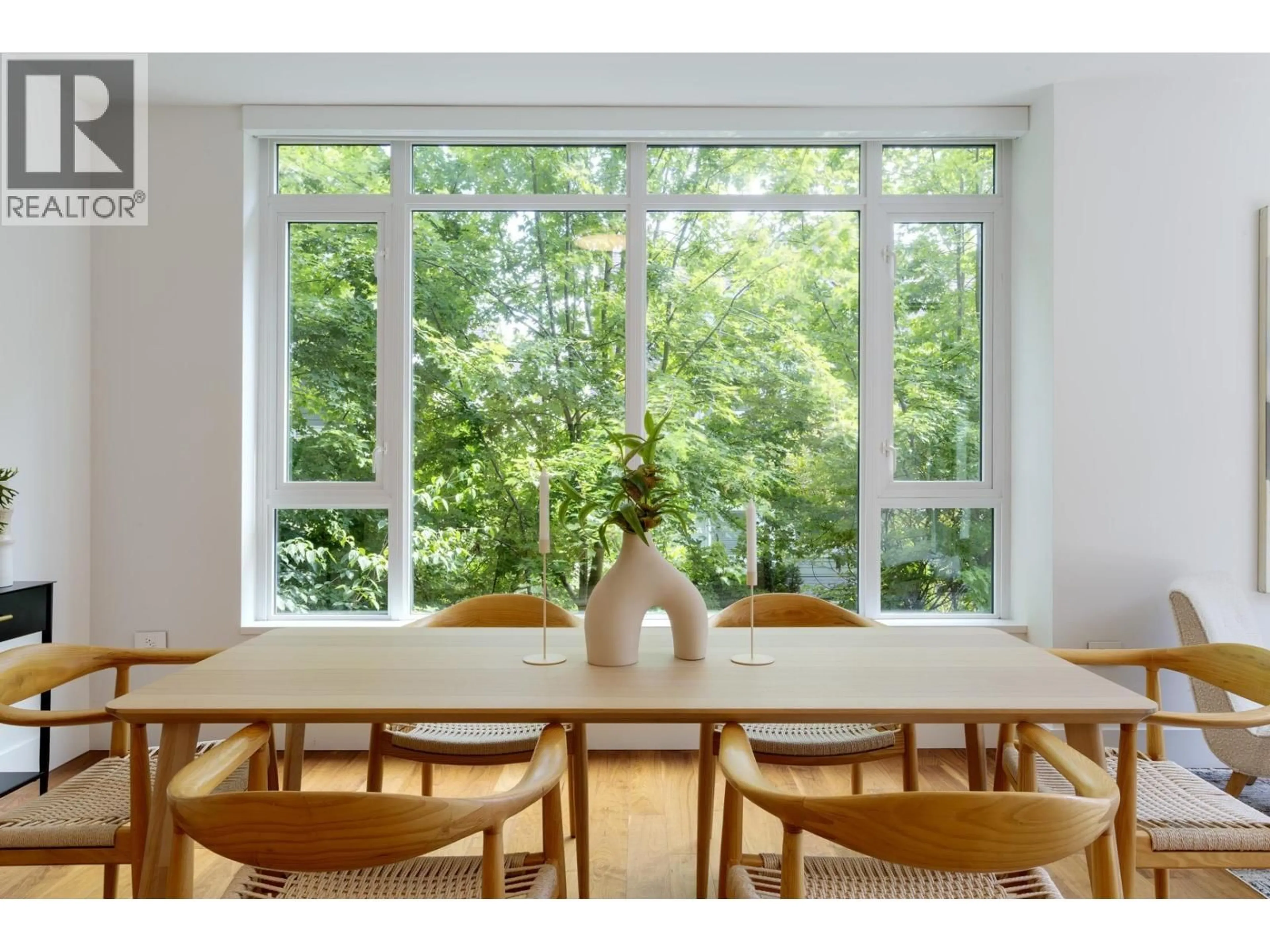 Dining room, wood/laminate floor for 206 - 7428 ALBERTA STREET, Vancouver British Columbia V5X0J5