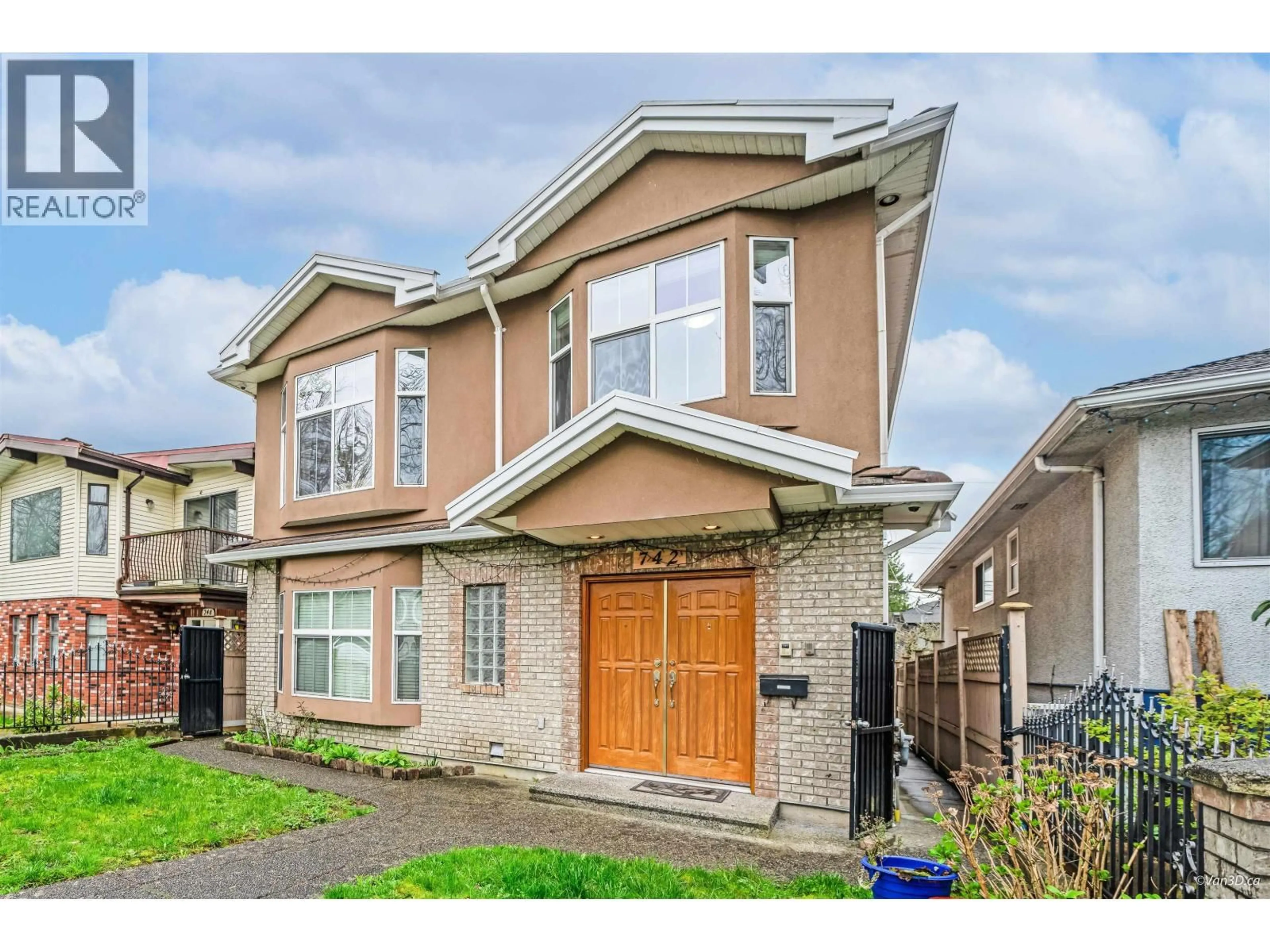 Home with brick exterior material, street for 742 51ST AVENUE, Vancouver British Columbia V5X1E3