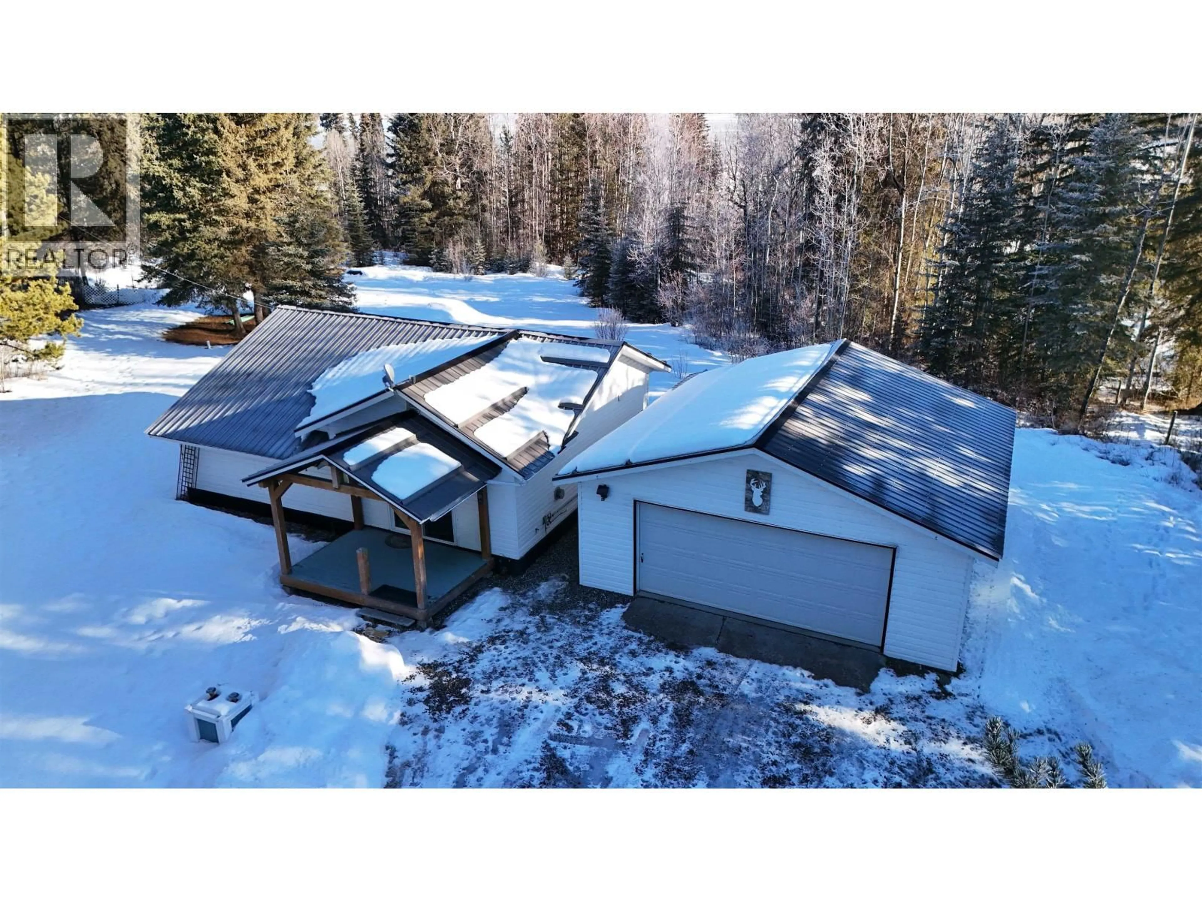 A pic from outside/outdoor area/front of a property/back of a property/a pic from drone, building for 4203 LIKELY ROAD, Williams Lake British Columbia V0L1G0