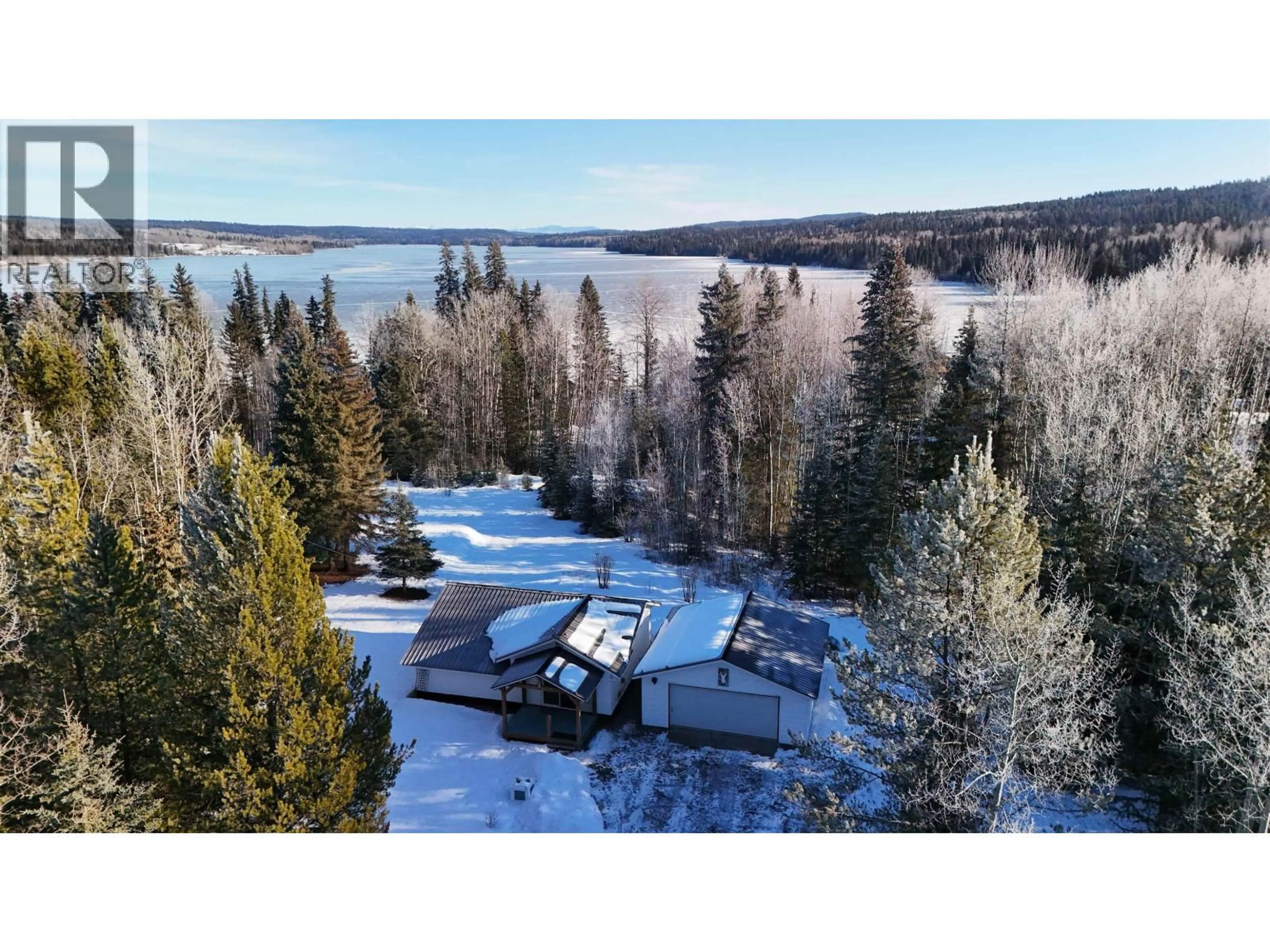 A pic from outside/outdoor area/front of a property/back of a property/a pic from drone, water/lake/river/ocean view for 4203 LIKELY ROAD, Williams Lake British Columbia V0L1G0