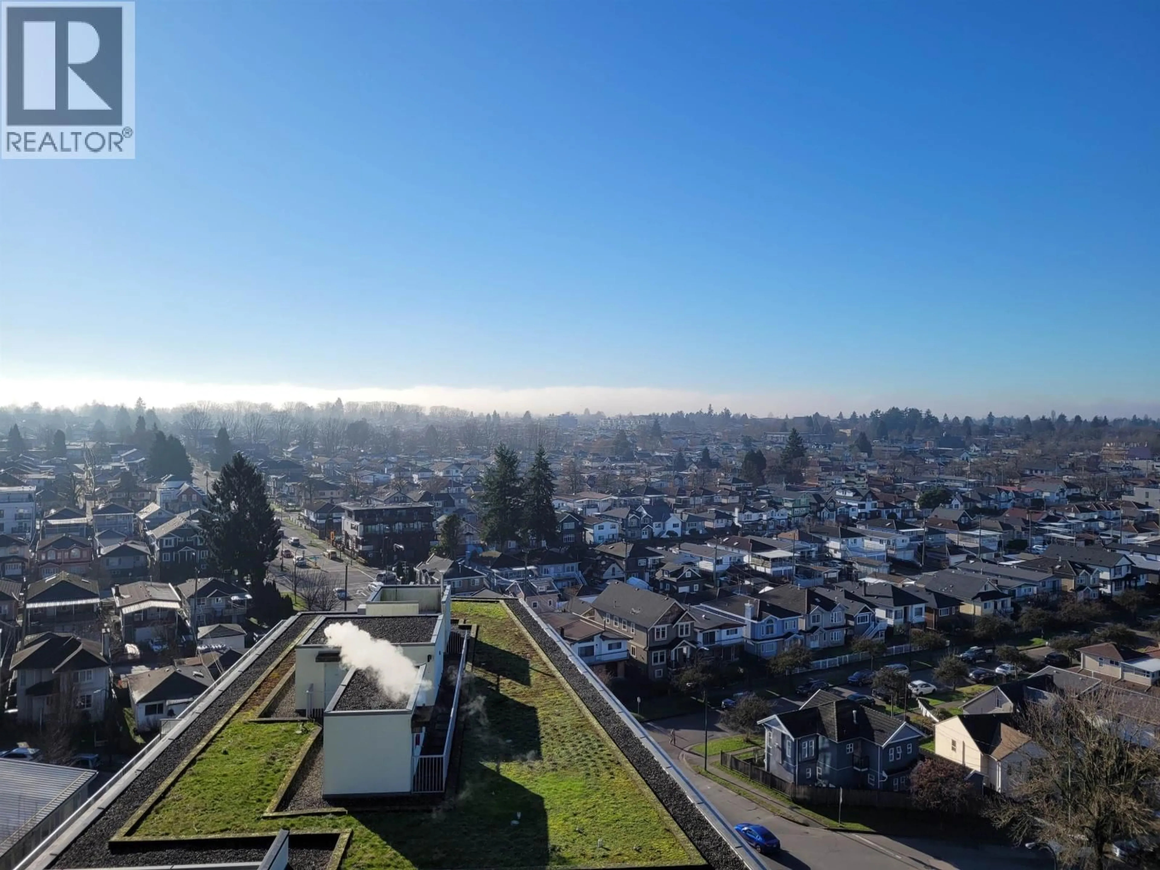 A pic from outside/outdoor area/front of a property/back of a property/a pic from drone, city buildings view from balcony for 1308 - 4815 ELDORADO MEWS, Vancouver British Columbia V5R0B2