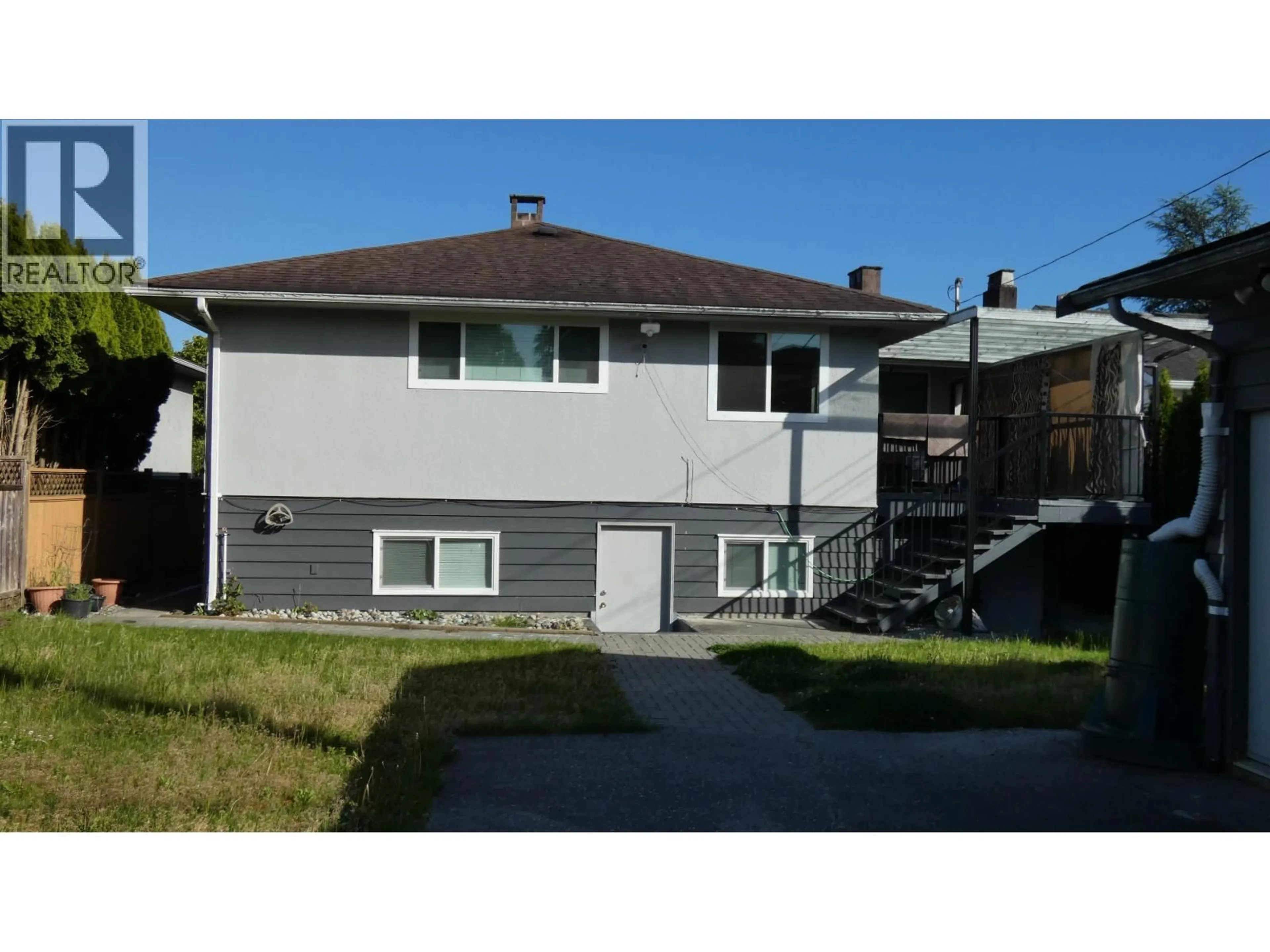 Home with vinyl exterior material, street for 8391 11TH AVENUE, Burnaby British Columbia V3N2P5