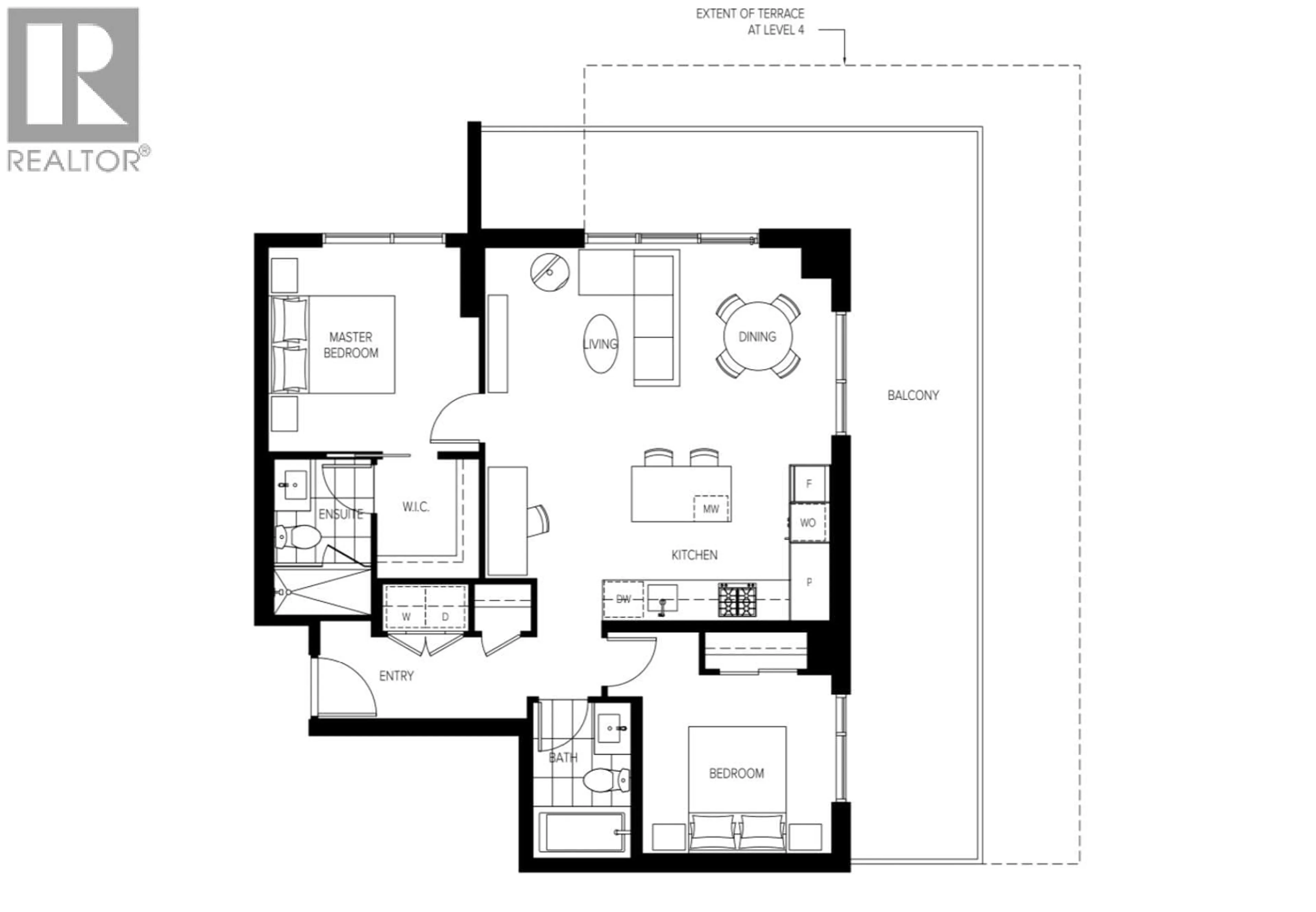 Floor plan for 874 - 6600 MINORU BOULEVARD, Richmond British Columbia V6Y0N3