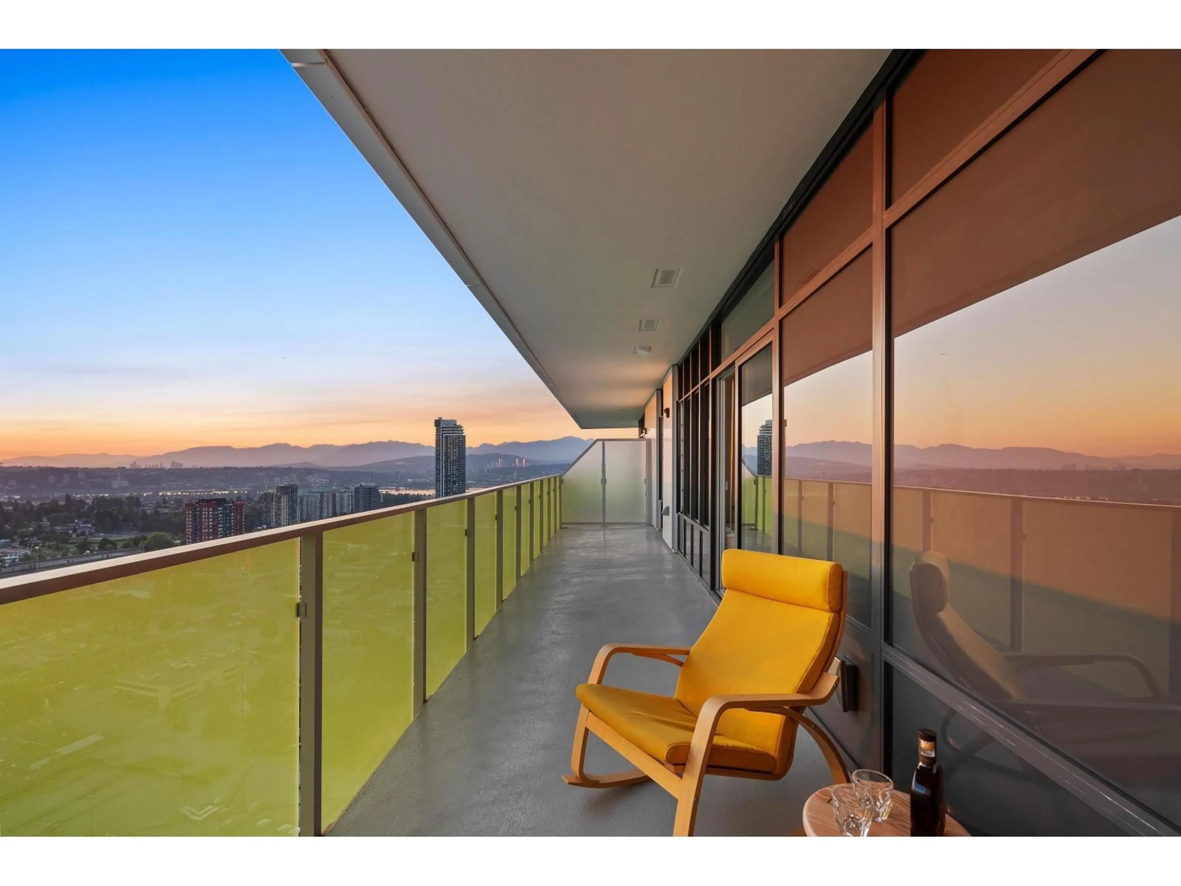 Balcony in the apartment, mountain view for 3102 - 10428 WHALLEY BOULEVARD, Surrey British Columbia V3T0W2